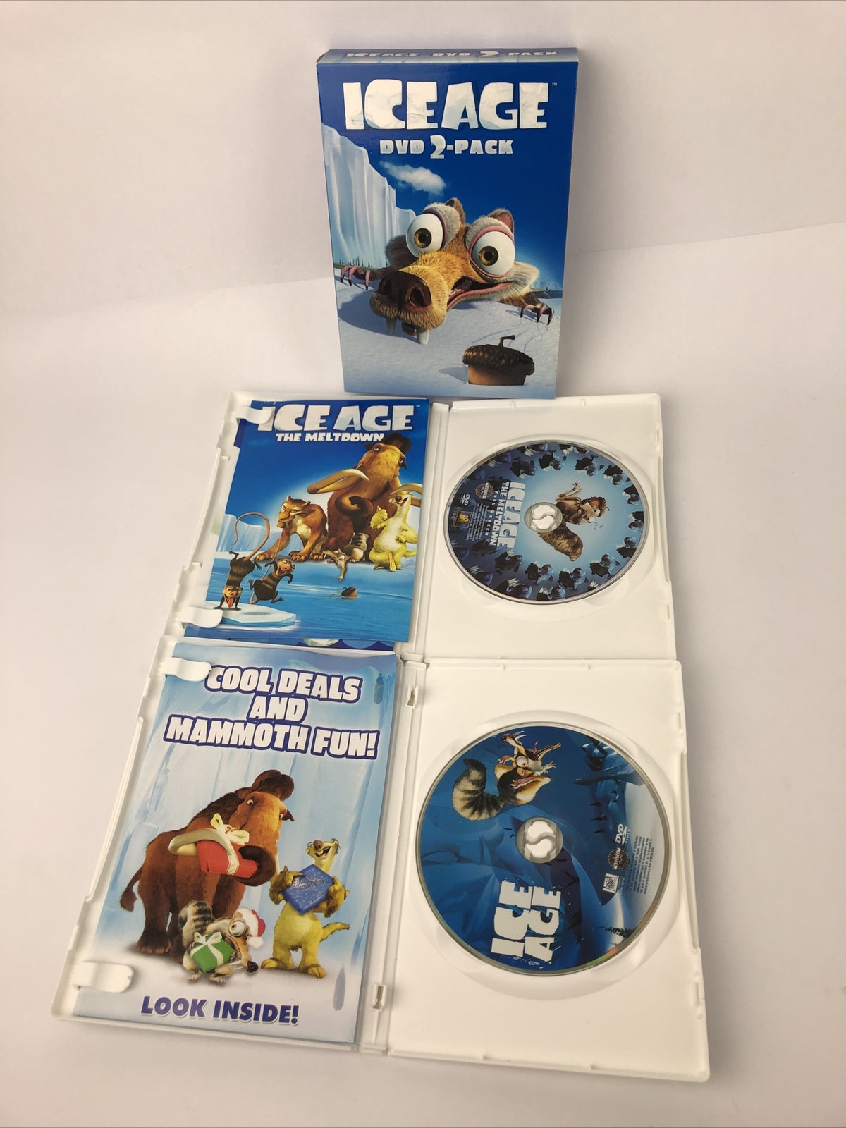 Ice Age - 2-Pack (DVD, 2006, 2-Disc Set, Full Frame) - Free Shipping
