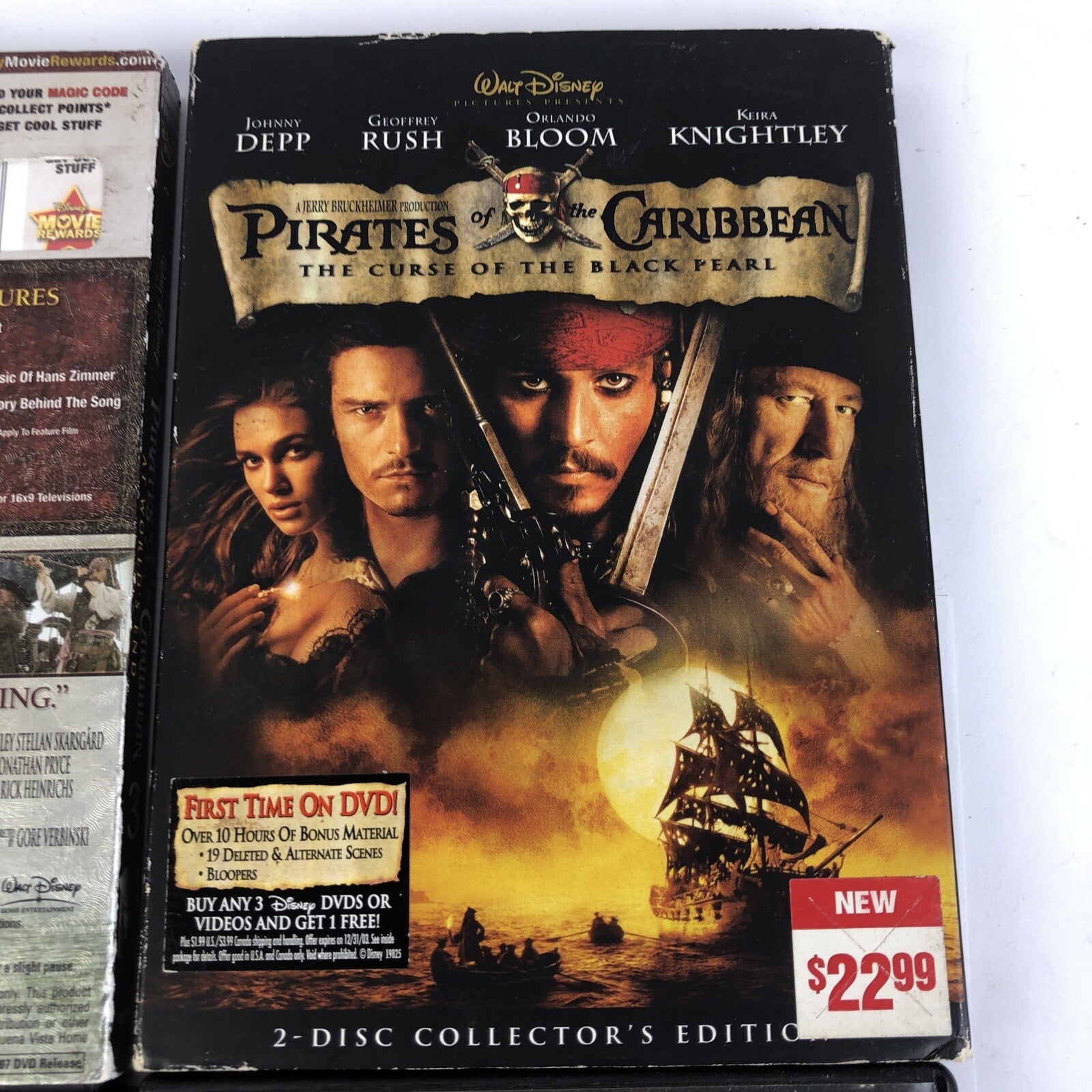 Fantasy DVD Lot Of 4 NARNIA The Lord of the Rings - 2 x Pirates of the Caribbean