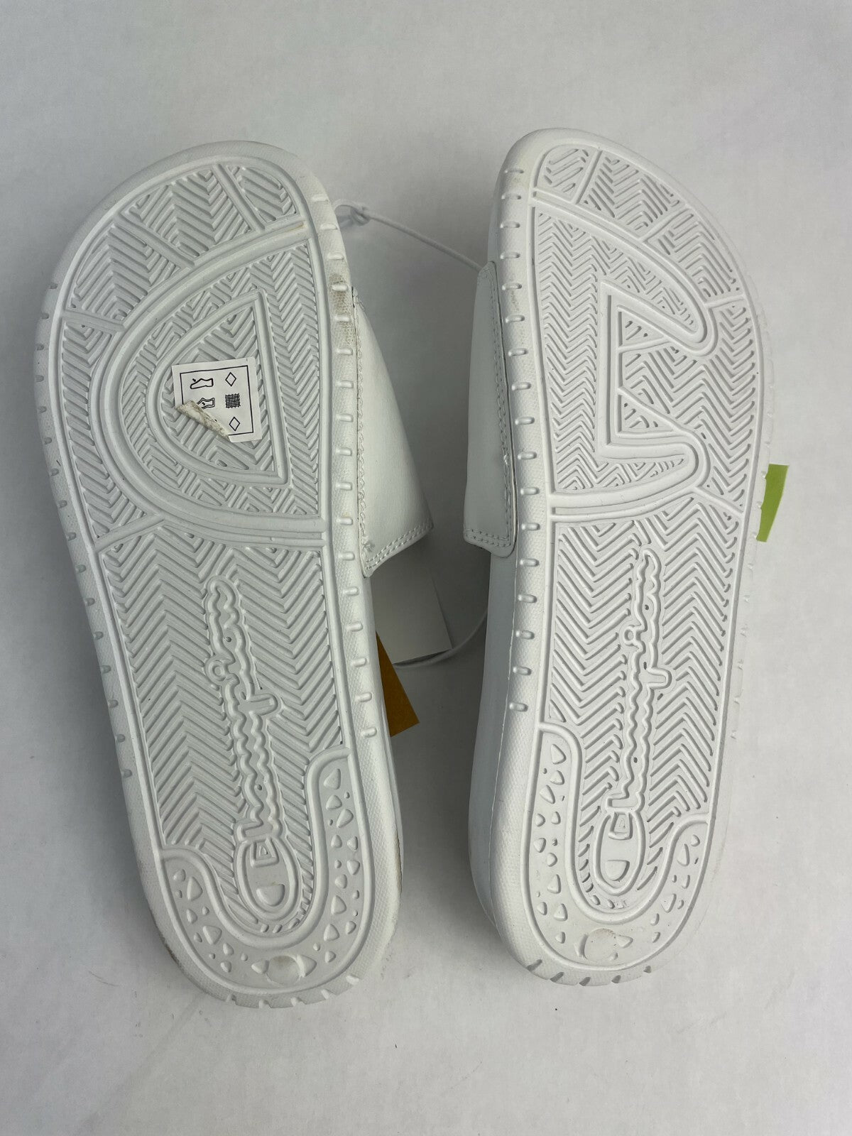 Champion Mens Flip Flops Super Slide Color White Size 6 US Model CPS10247M