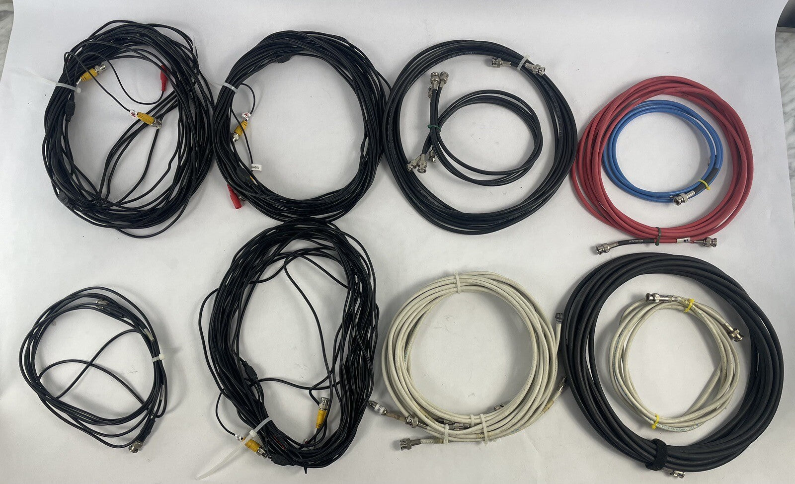 Lot of 10 : HD-SDI RG-6 Digital VIdeo Cable 4.5GHZ BNC Male to BNC Male