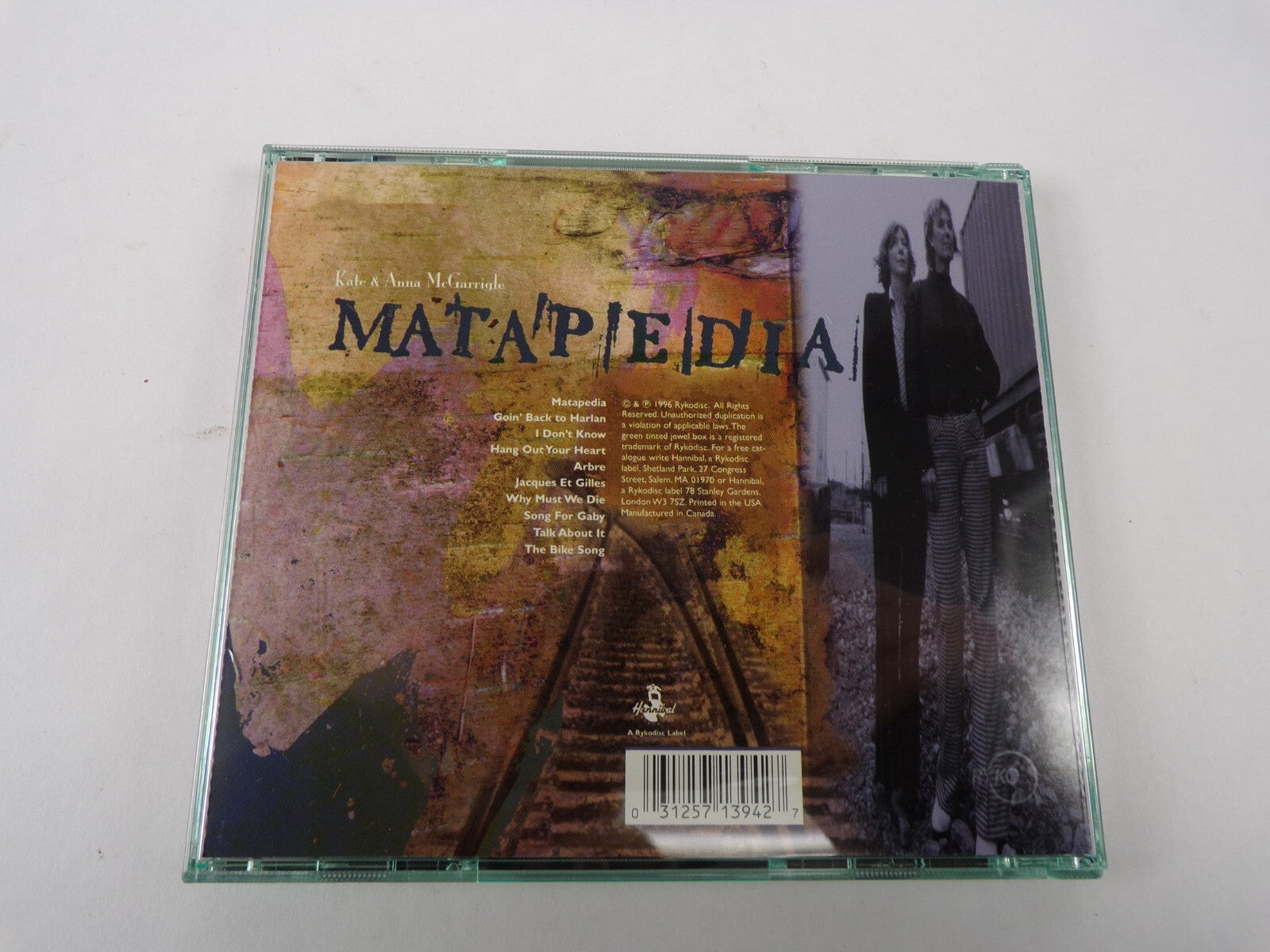 Kate & Anna Megarrigle Matapedia Goin Back To Harlan I Don't Know CD#53
