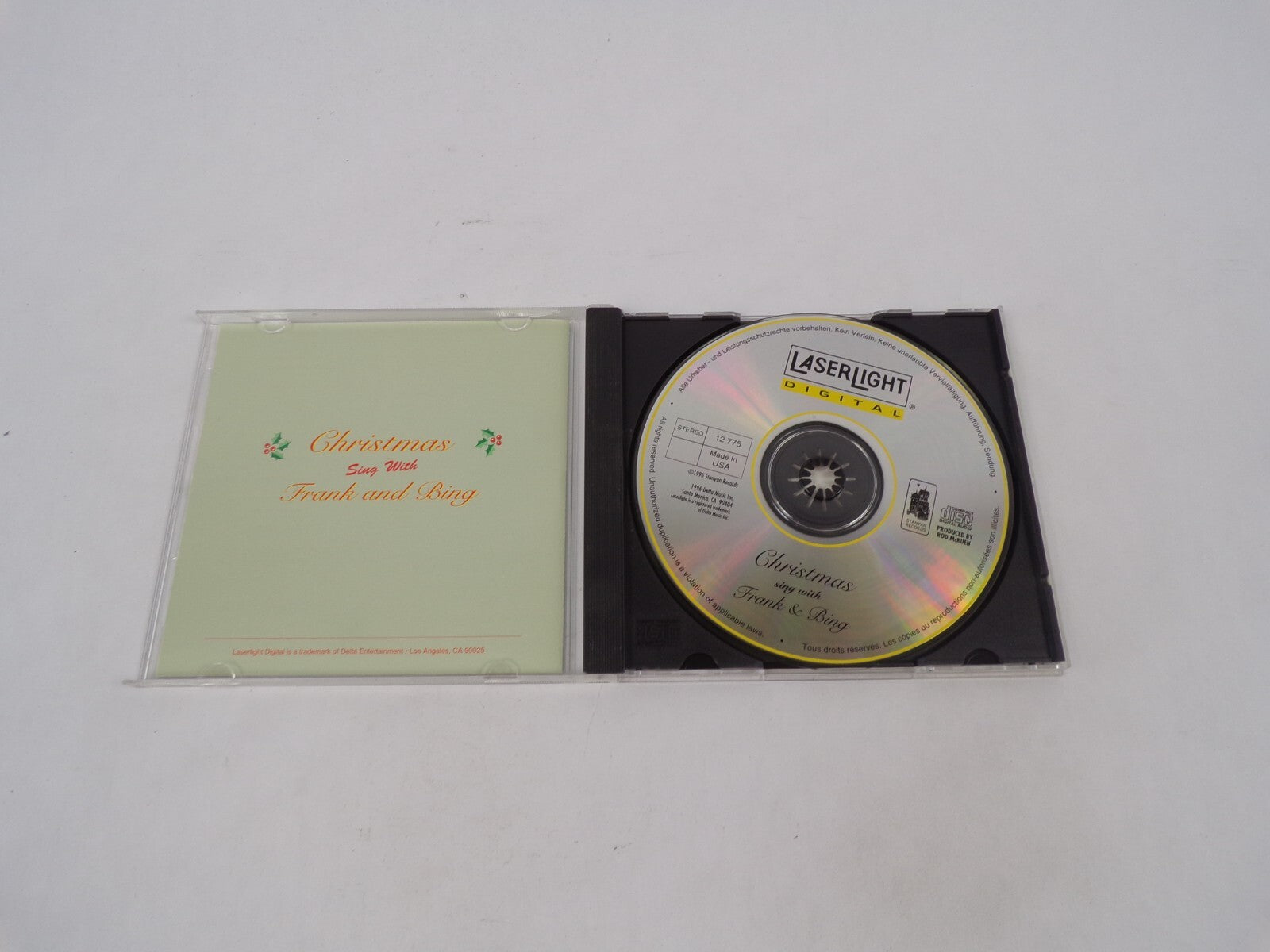 Christmas Sing With Frank And Bing Jingle Bells Mistletoe & Holly Round & CD#69