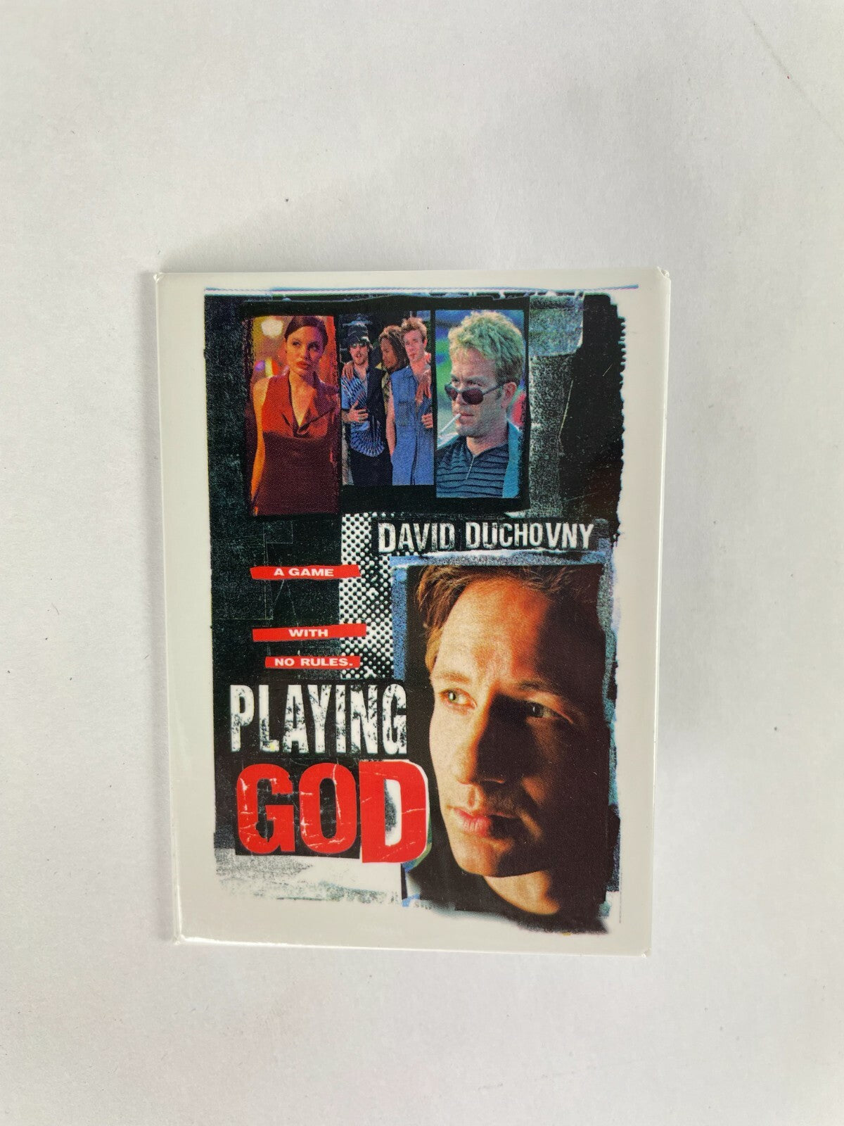 Buena Vista David Duchovny Playing God Movie Film Button Fast Shipping Must See