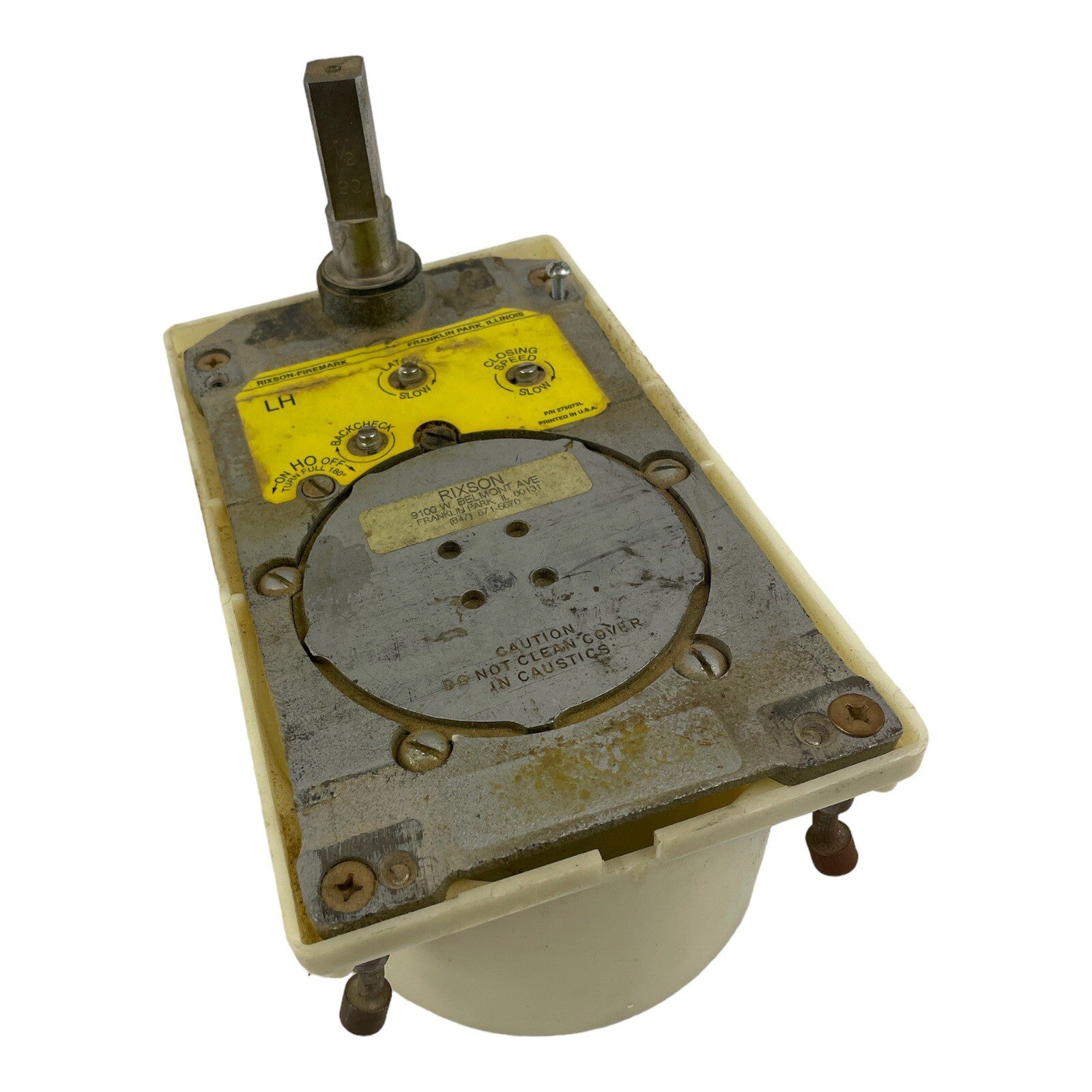 RIXSON 27 SERIES 3/4" OFFSET FLOOR CLOSER - LAP RIXSON-FIREMARK P/N 275073L