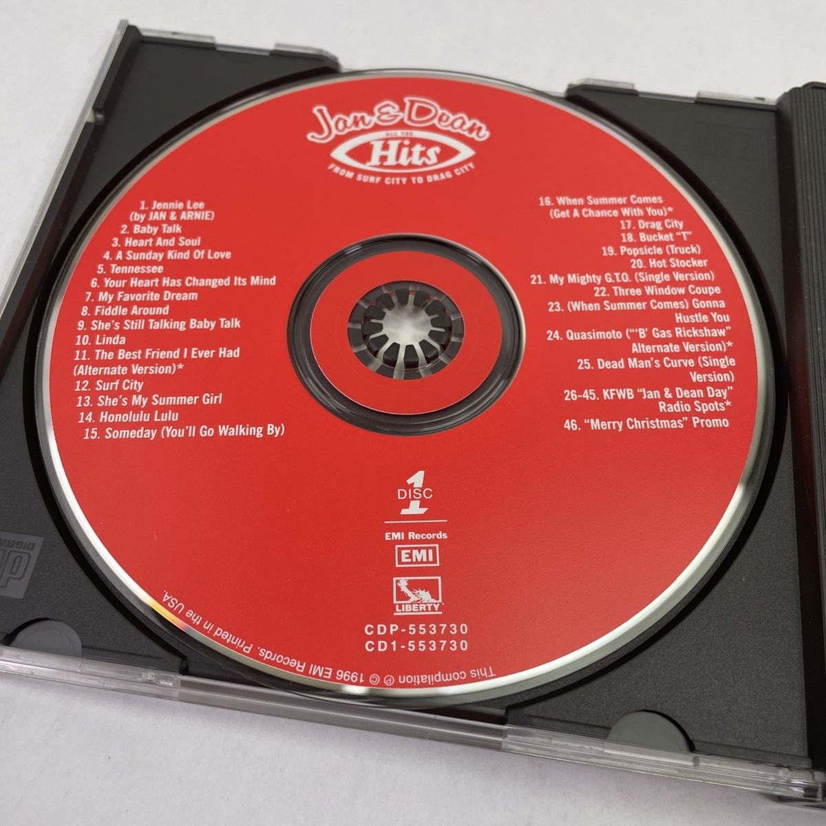Jan & Dean - ALL THE HITS FROM SURF CITY TO DRAG CITY - 2 CD Set Near Mint Discs