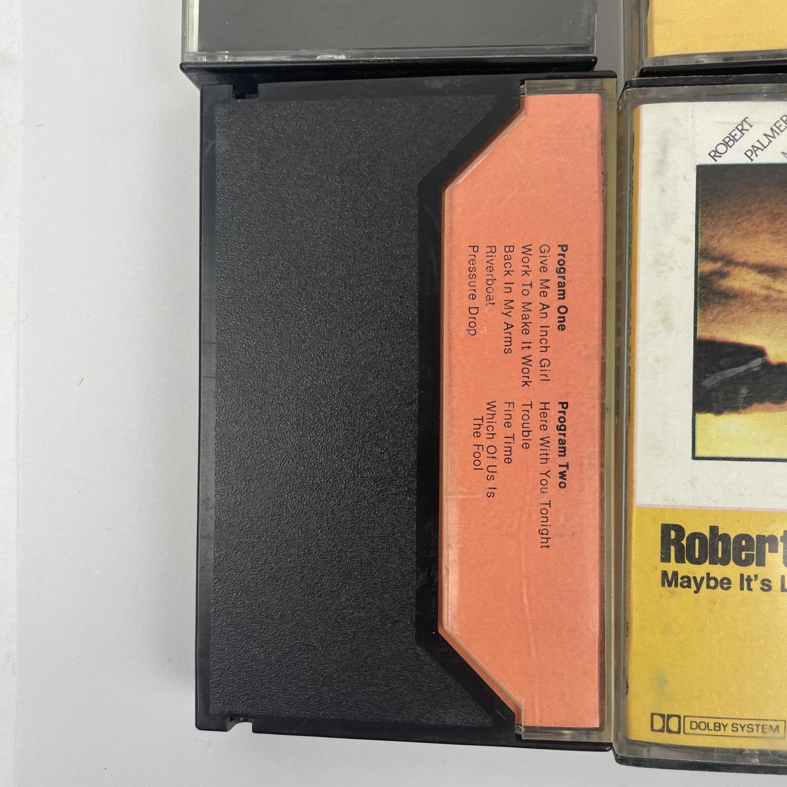 Lot Of 4 Robert Palmer Audio Cassette Tapes - CLUES - Pressure Drop - It's Alive