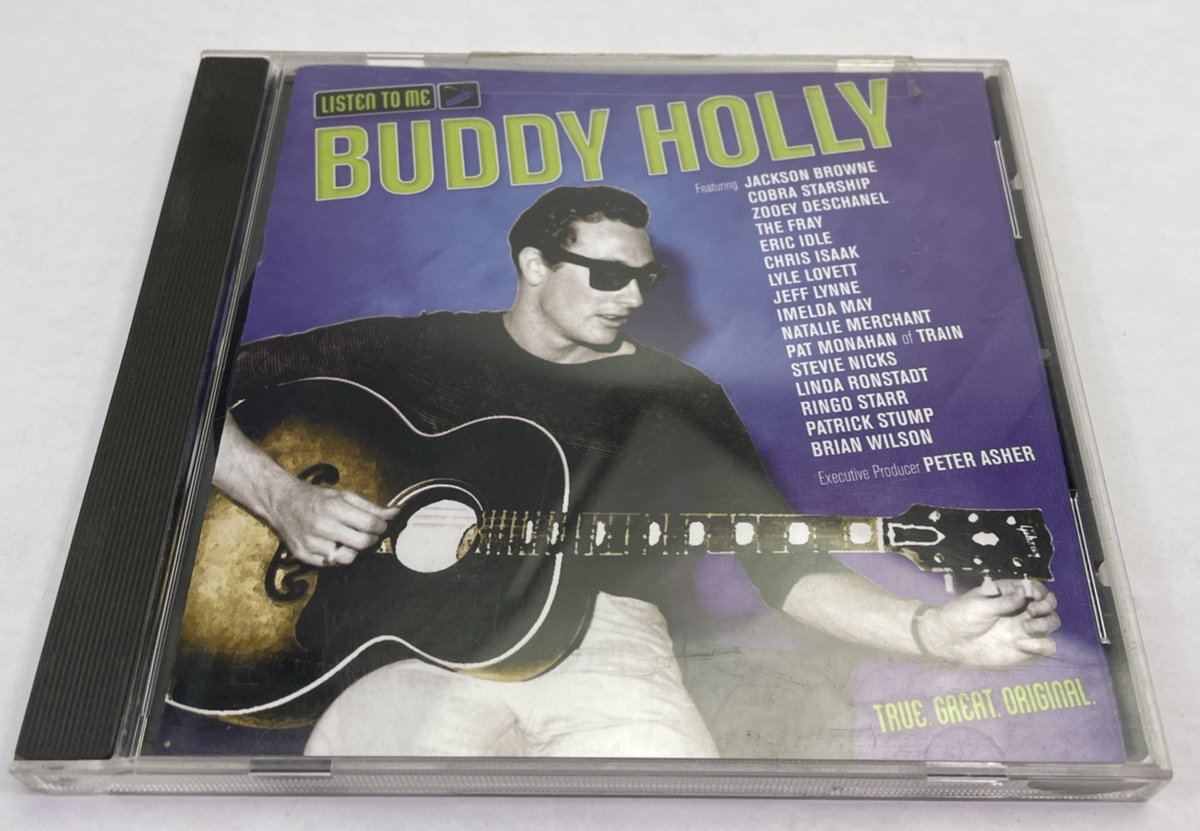 LISTEN TO ME - BUDDY HOLLY-Hits by ALL STAR ARTISTS - Stevie Nicks, Brian Wilson