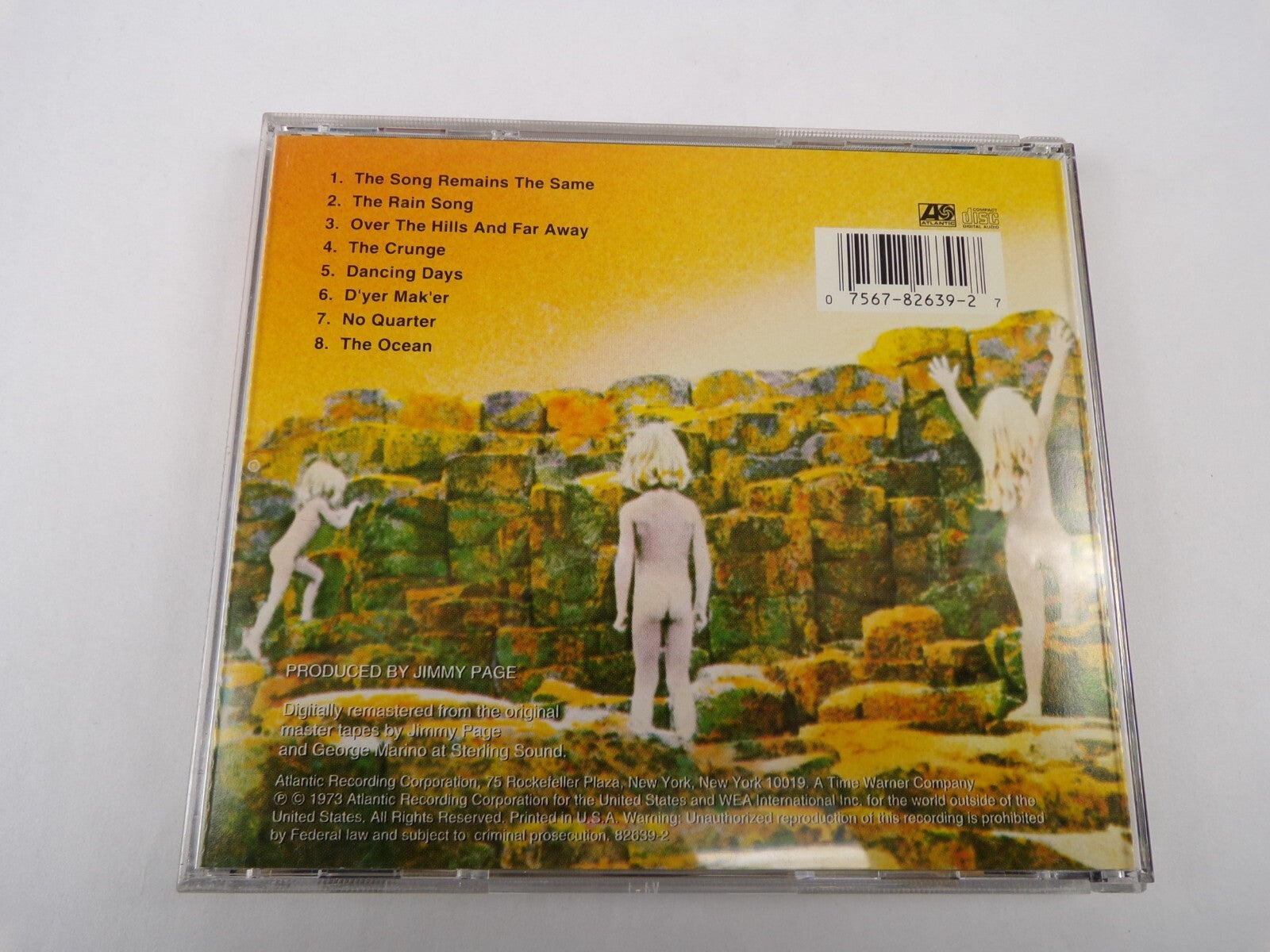Led Zeppelin Houses Of The Holy The Song Remains The Same The Rain Song CD#58