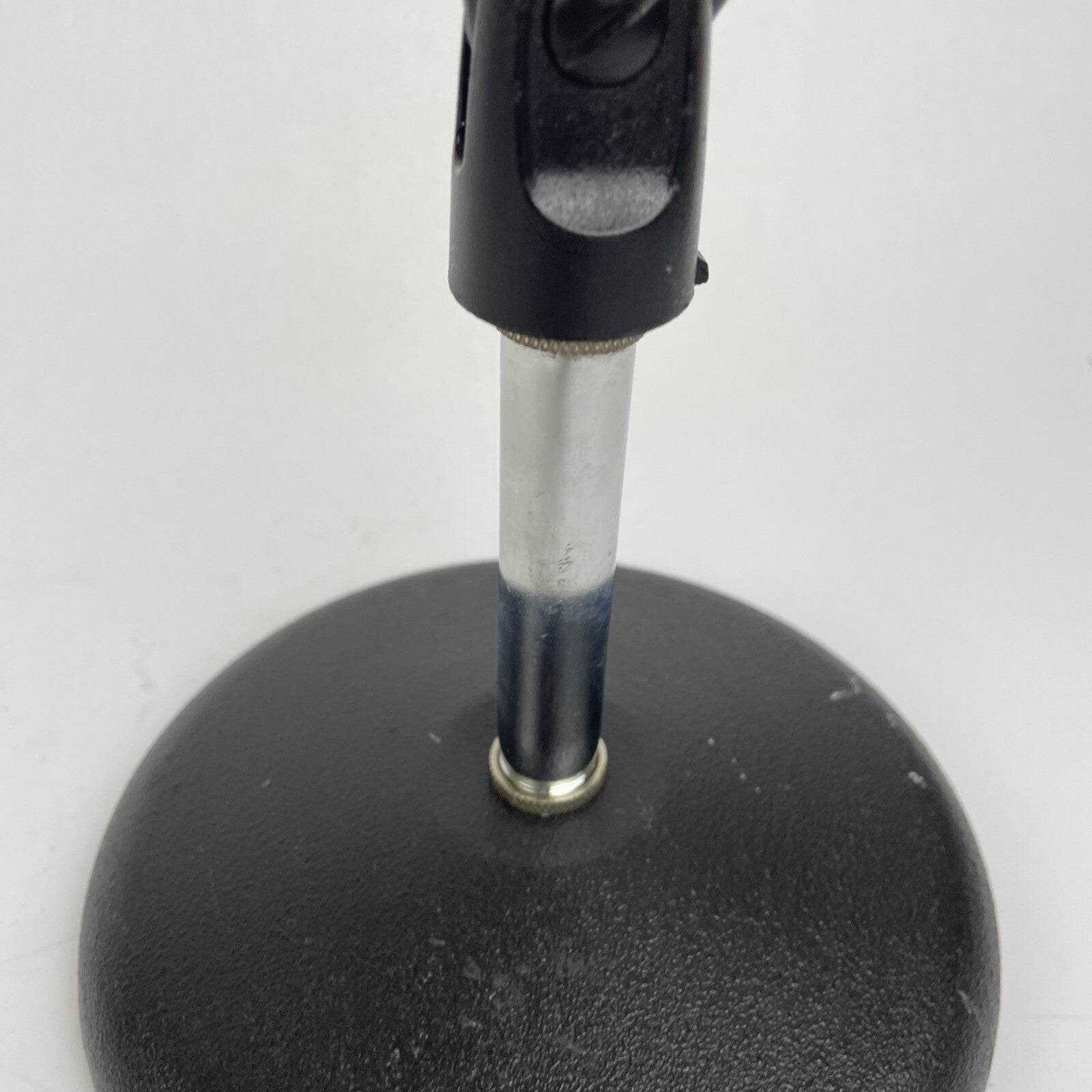 Vintage OEM Atlas DS-5 Microphone desk stand D7-5 DS-10 w Shure Mic Clip     5
