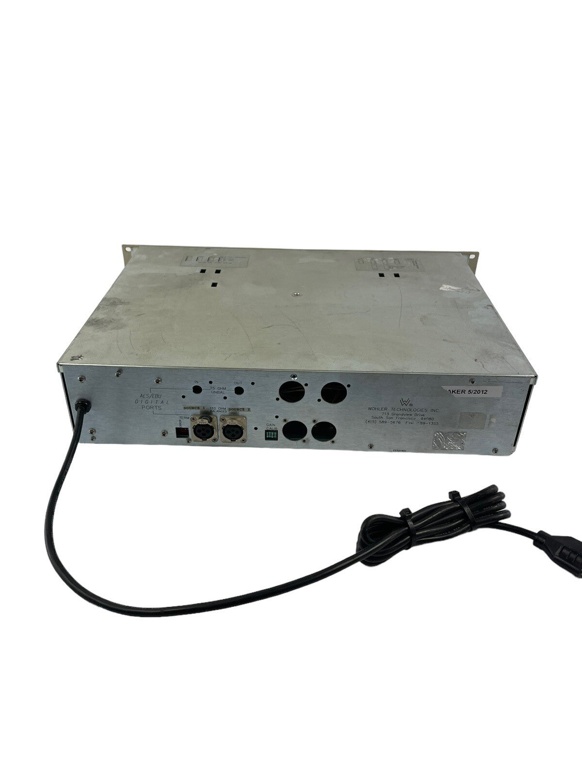 Wohler Technologies Amp-2 Digital / Analog Audio Monitor Panel