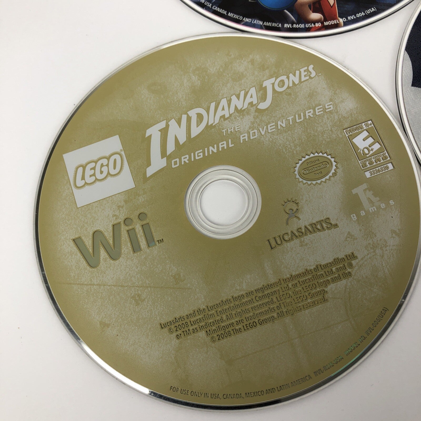 Lot of 3 Nintendo Wii Video Games Lego BATMAN / Indiana Jones - My Sims Agents