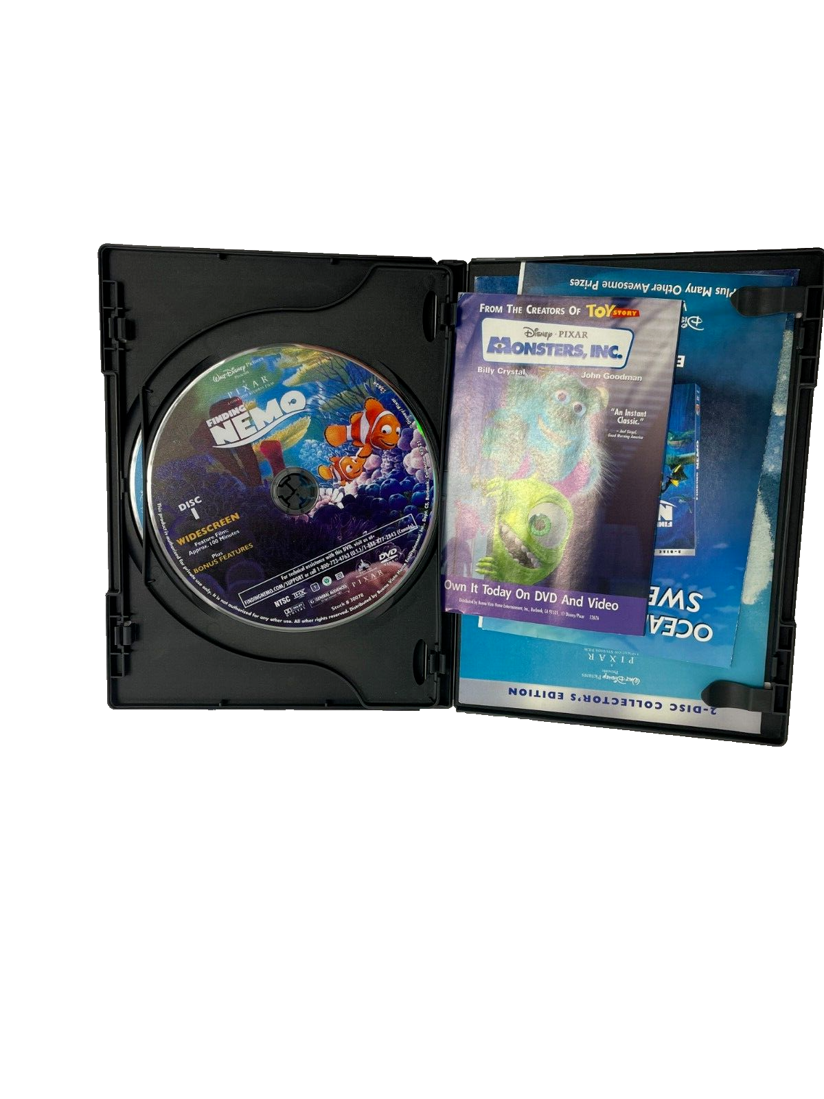 Finding Nemo Walt Disney Pictures Widescreen Full Frame Entertaining 2 Disc Set