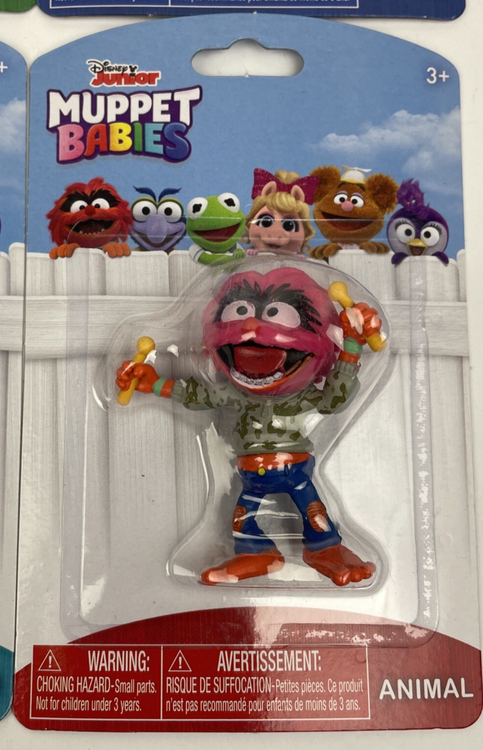 6 x Disney Junior Muppet Babies Figurines Lot NIB Piggy Kermit Gonzo Fozzie ANML