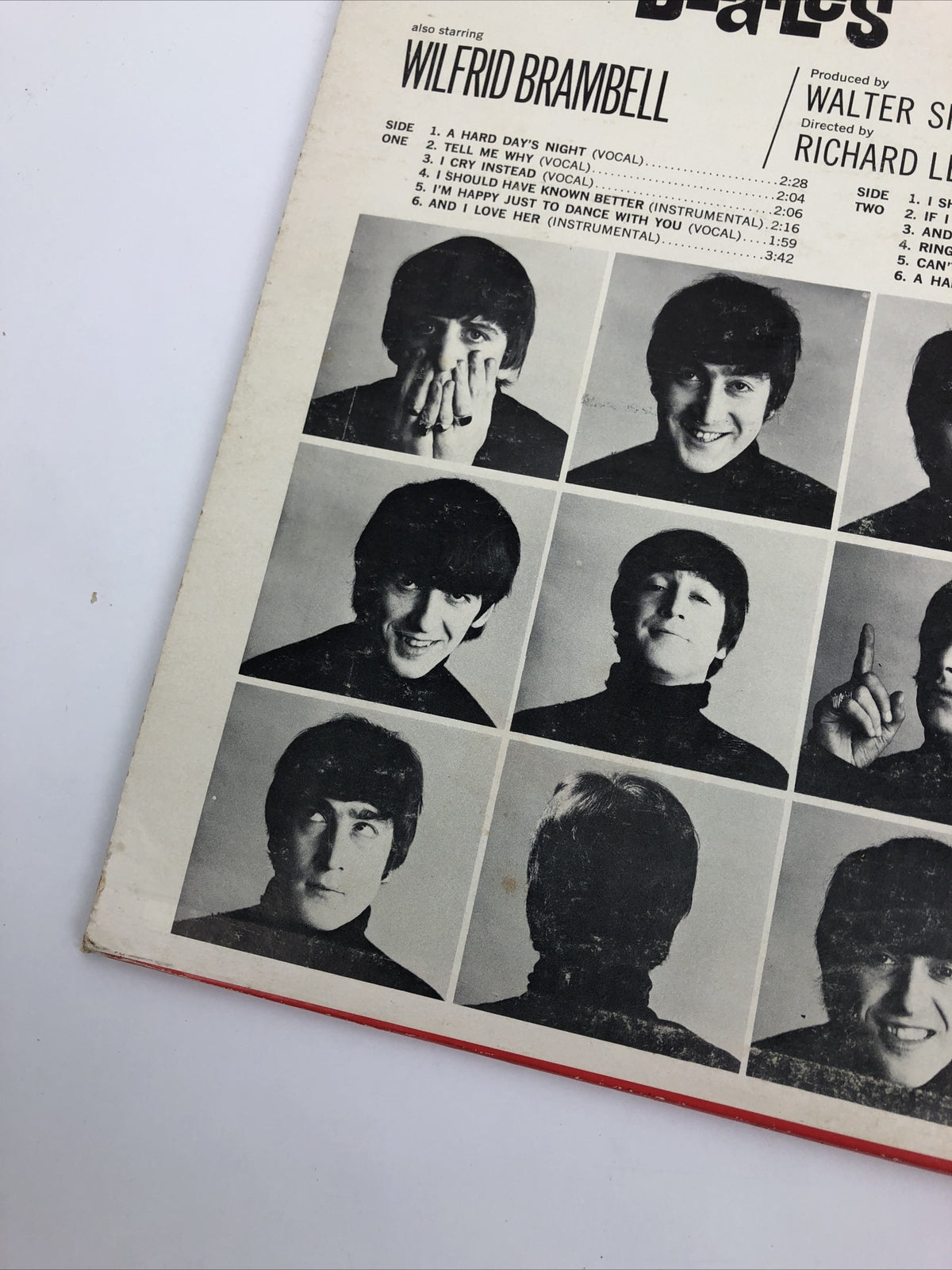 THE BEATLES "A Hard Day's Night" United Artists #UAS 6366 (black label) LP
