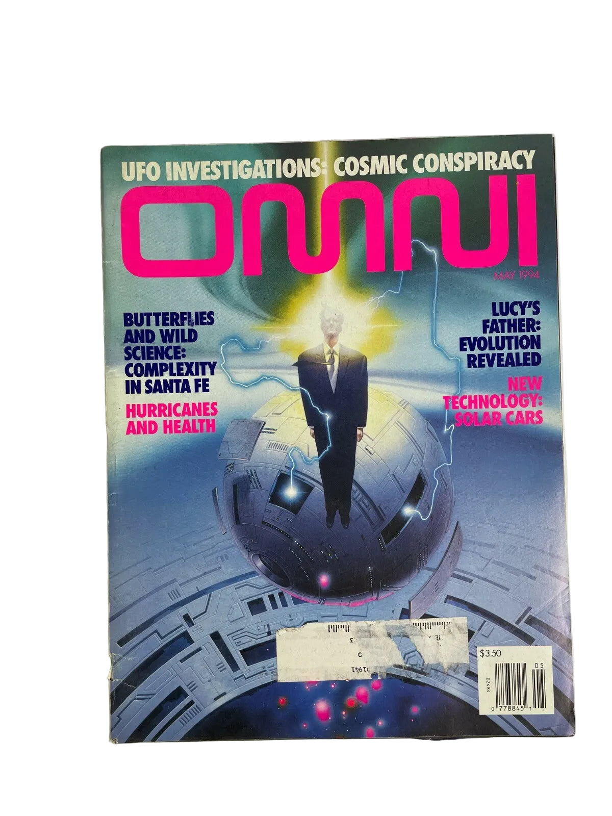 May 1994 Omni Magazine Lucys Father Evolution Revealed New Technology Solar Cars
