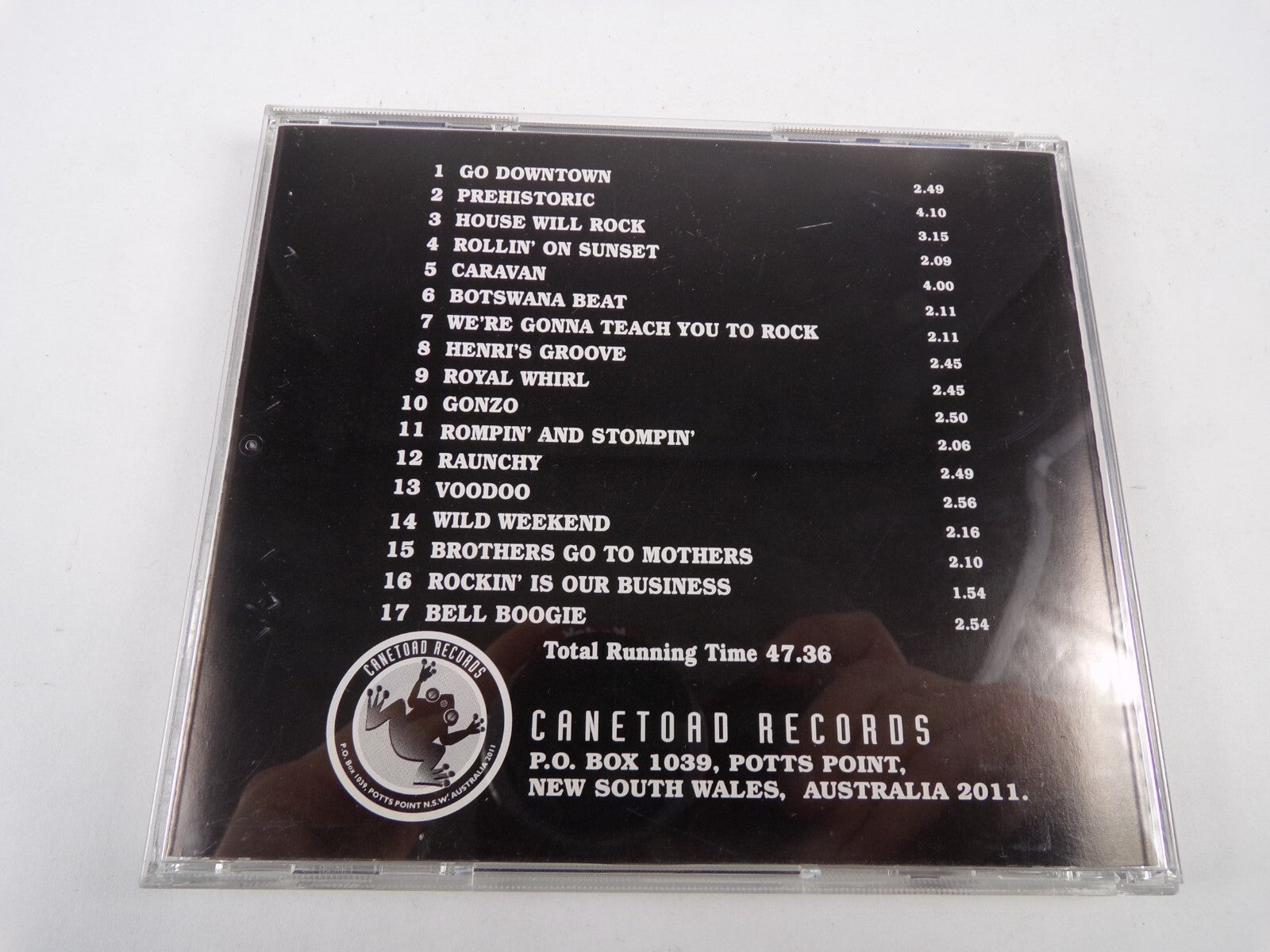 The Thunderbirds Go Downtown House Will Rock Royal Whirl Gonzo CD#21