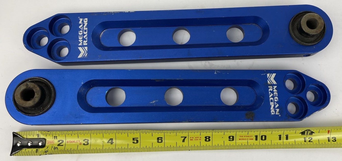 Megan Racing rear control arm bar blue