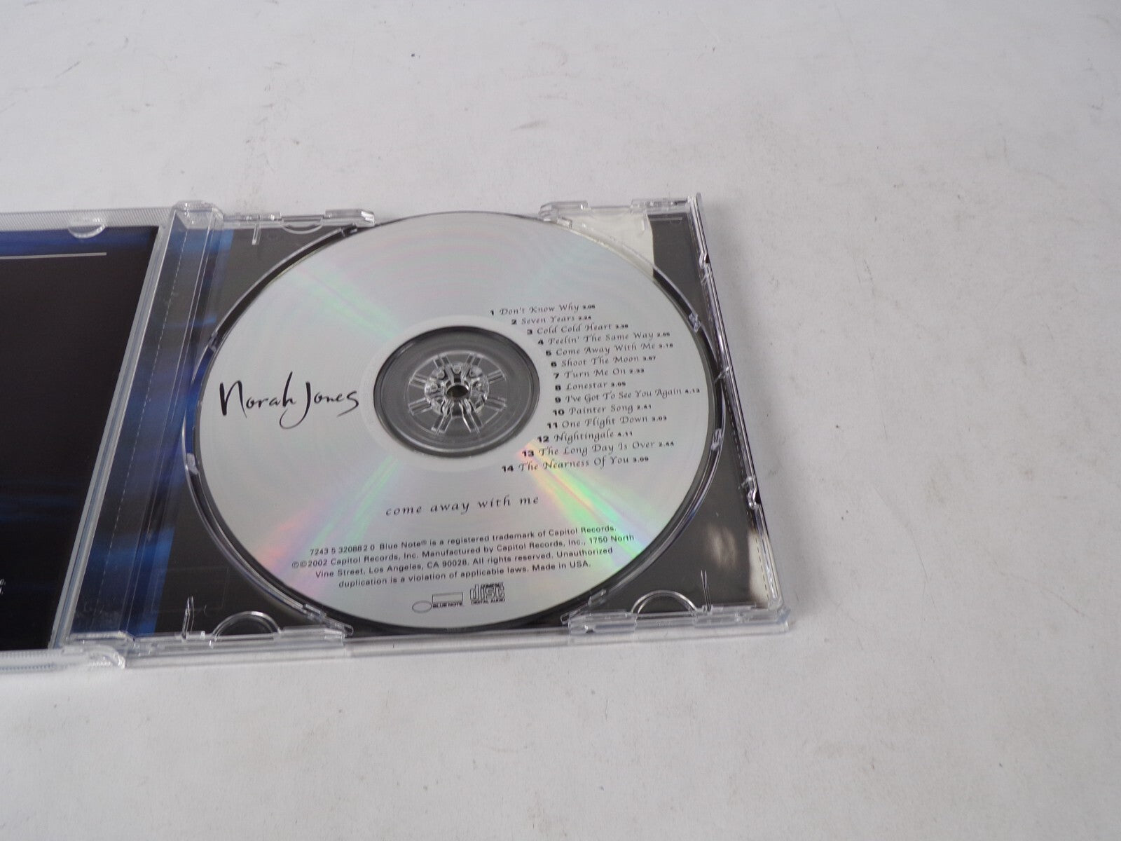 Norah Jones Coe Away With Me Don't Know Why Seven Years Cold Cold Heart CD#41