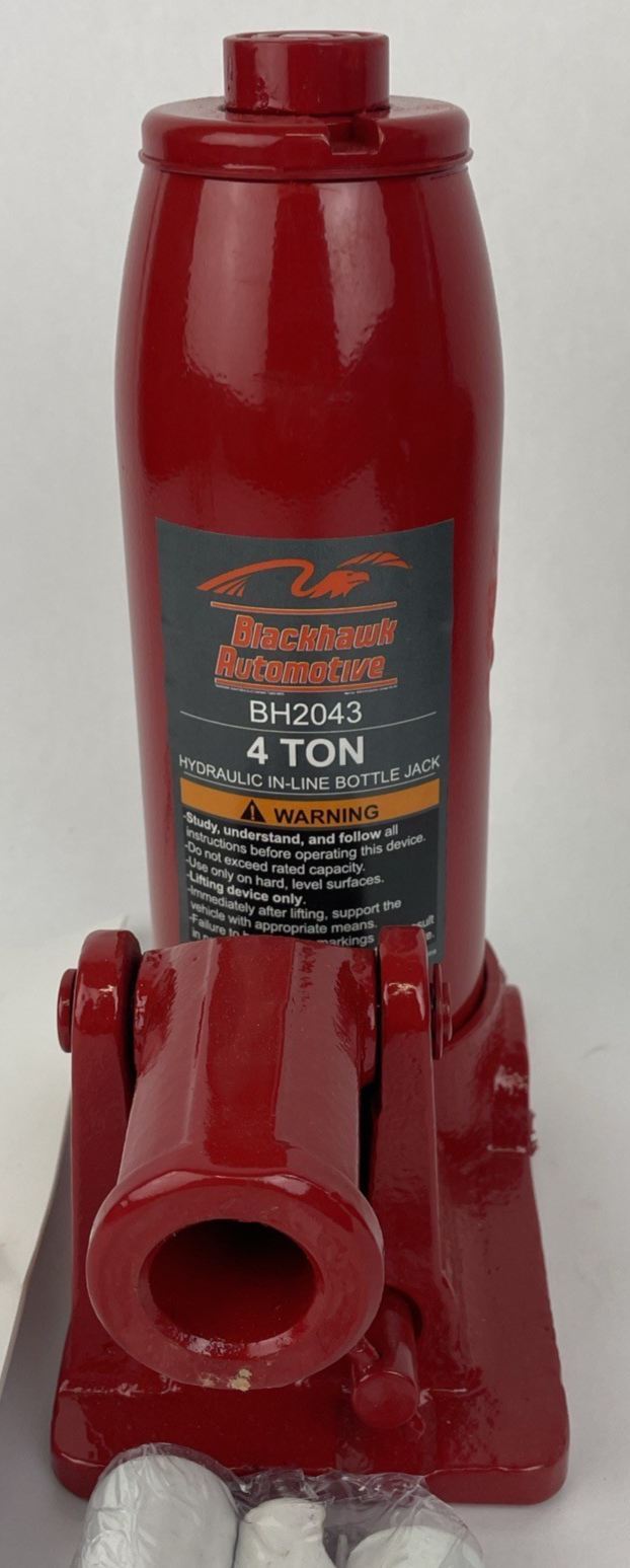 BLACKHAWK BH204 Hydraulic Bottle Jack Automotive Car Repair Shop Lift Tool 4 Ton