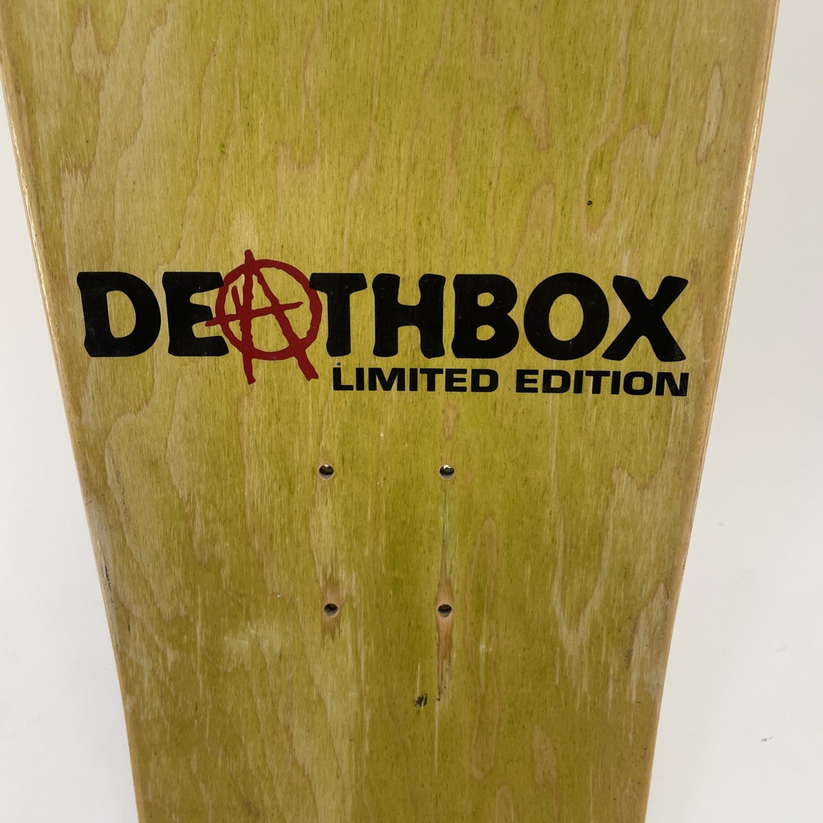 Deathbox Skateboards Orange / Black Surf Pirate Skull Limited Edition 9" x 34.5"