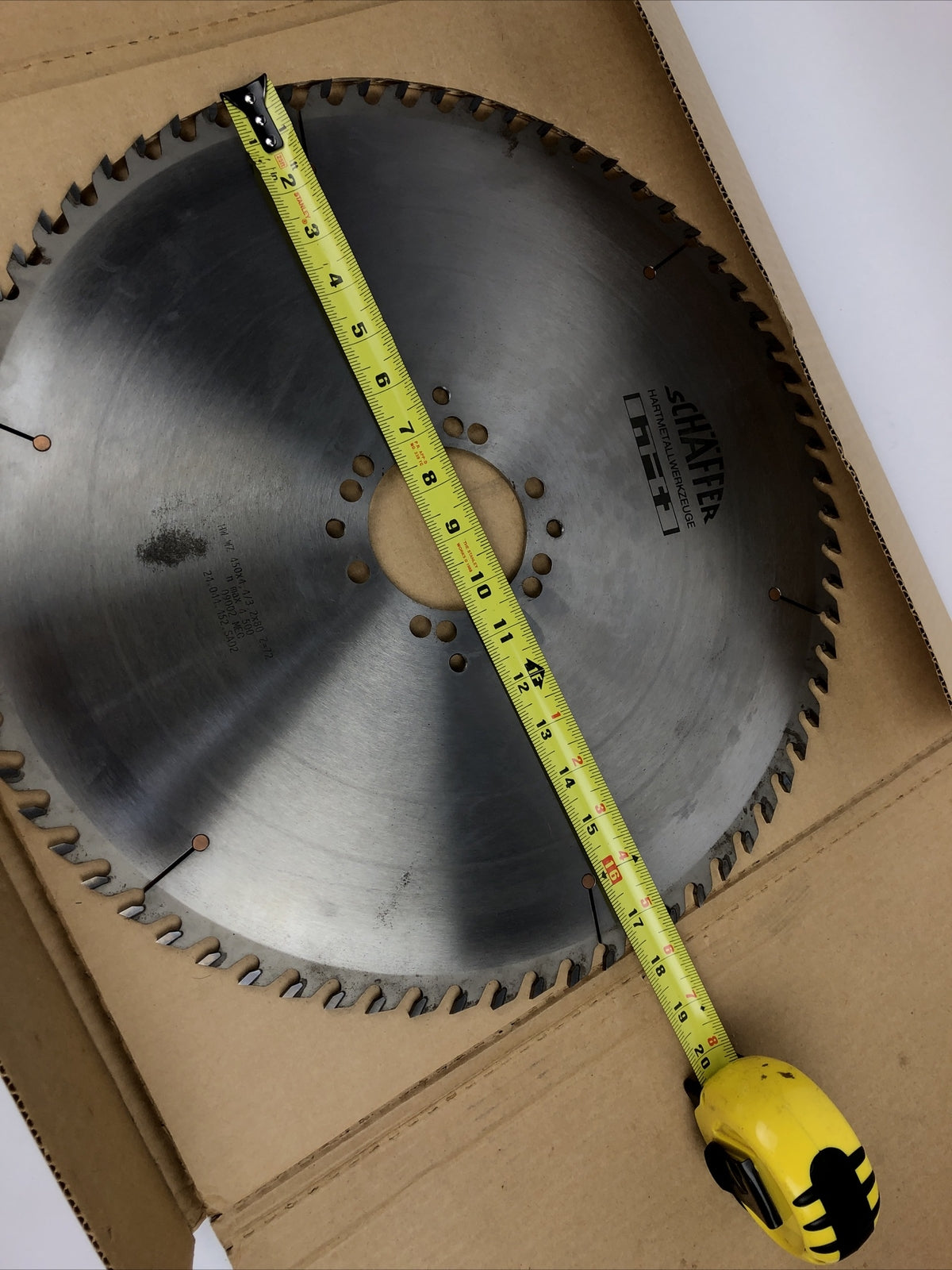 Schaffer HW WZ 450 x 4 4/3 2 x 80 Z=72 TOOTH SAW BLADE 24.044.452.SA02