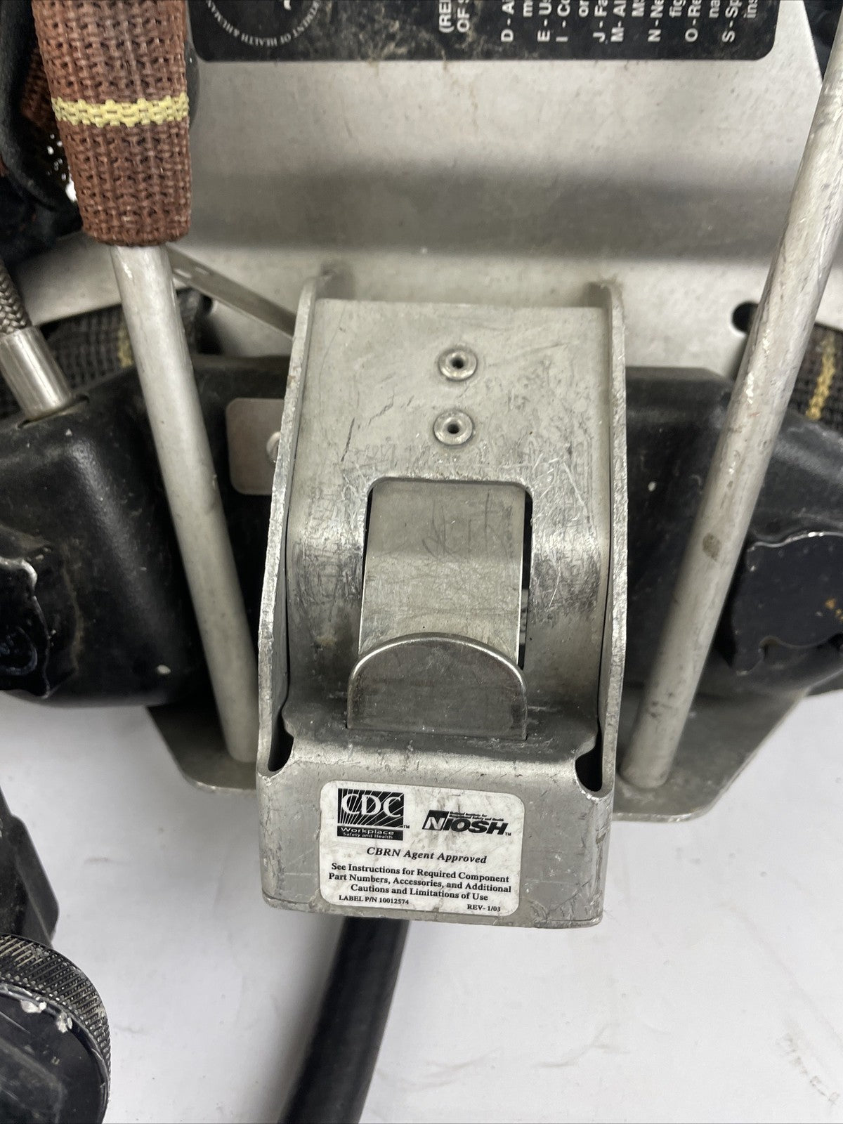 SCOTT SAFETY 4.5 4500 SCBA Air Pack Harness EZ-Flow Air Pak Plus with Sensor  j