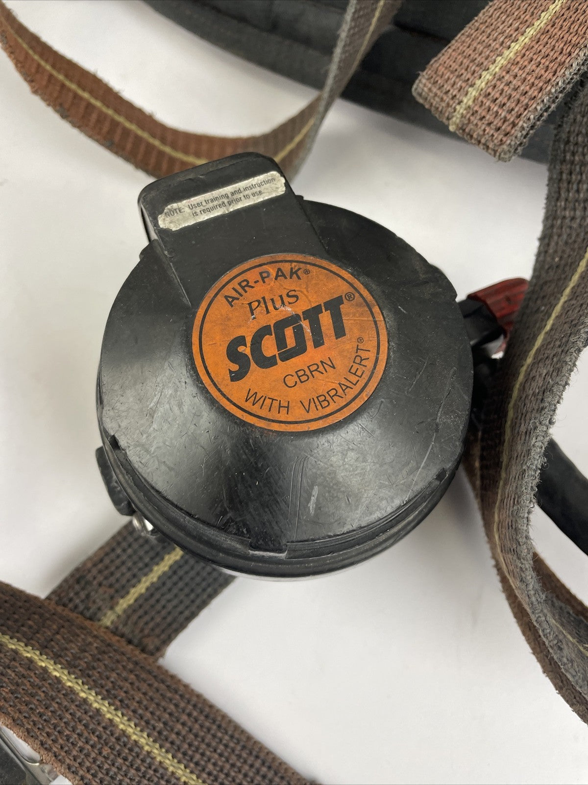 SCOTT SAFETY 4.5 4500 SCBA Air Pack Harness EZ-Flow Air Pak Plus w Sensor LOOK