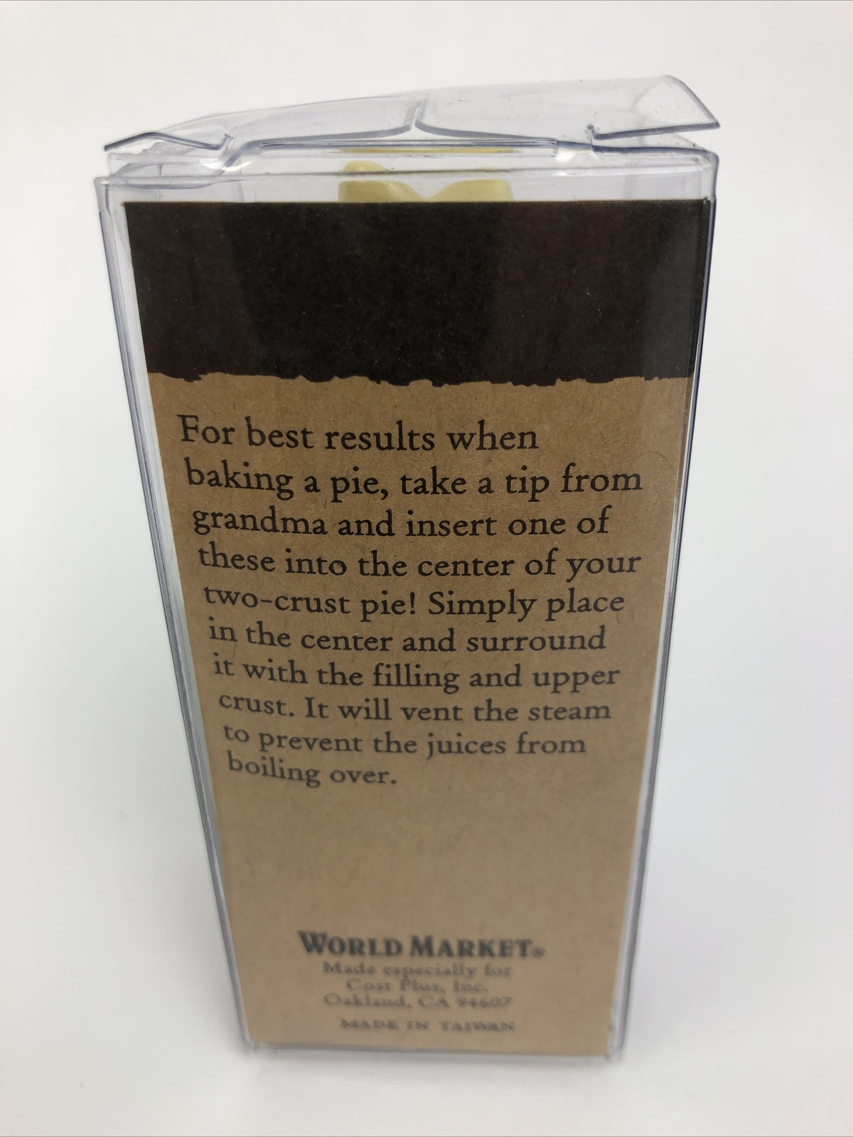 NIB Pie Bird Vent Funnel World Market The Perfect Little Vent Black Bird - LOOK