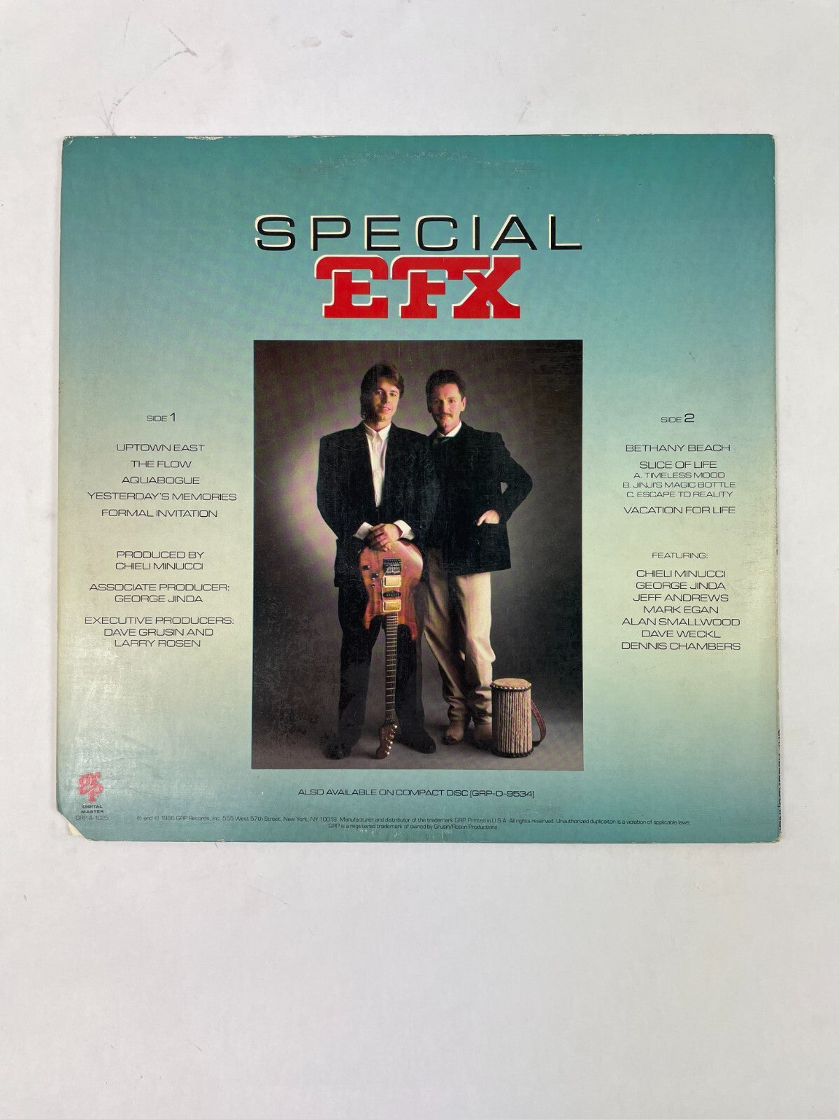Special EFX Slice Of Life Uptown East The Flow Formal Invitation Vinyl Record