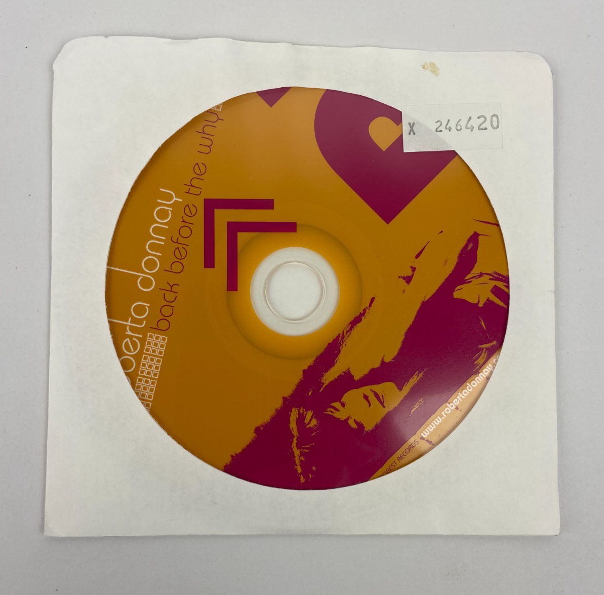 Roberta Donnay Back Before The Why Digital Audio CD Rainforest Records 2005