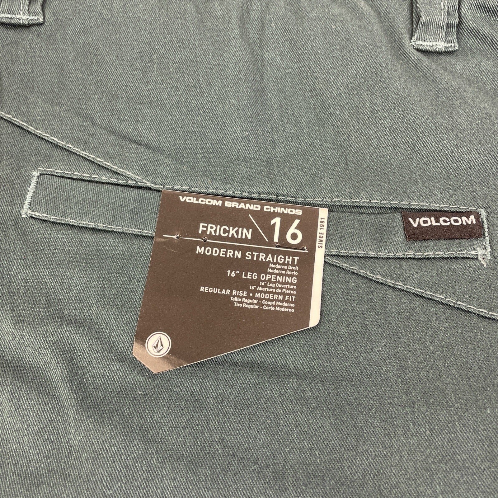 Lot of 5 Volcom Stone Made True To This Friction 16 Size 32x32 Chino Cotton Pant