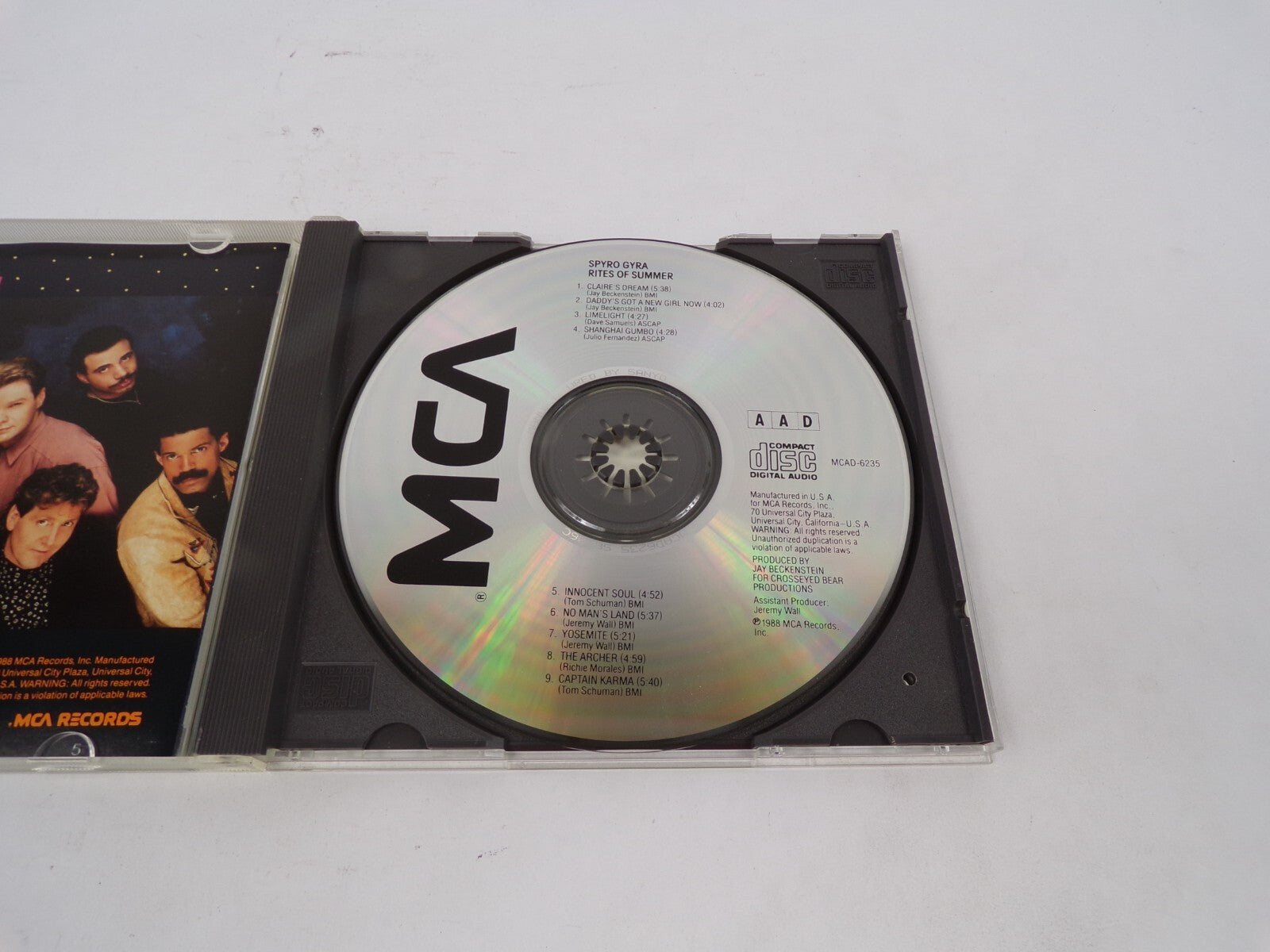 Spyro Gyra Rites Of Summer Claire's Dream Daddy's Got A New Girl Now Lime CD#68
