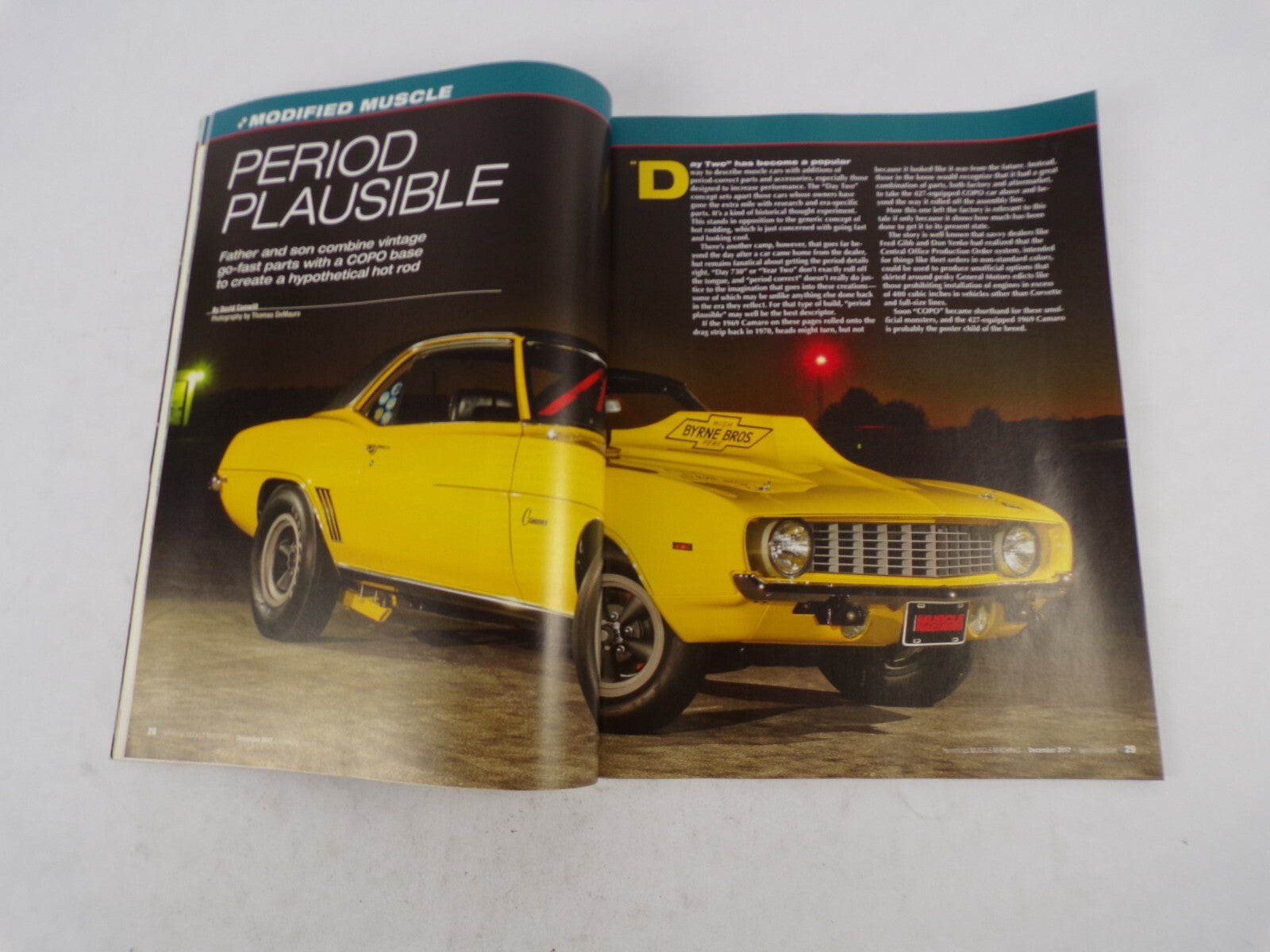 December 2017 Muscle Machines Magazine Time Capsule Garage.Find Big-Block Nova D