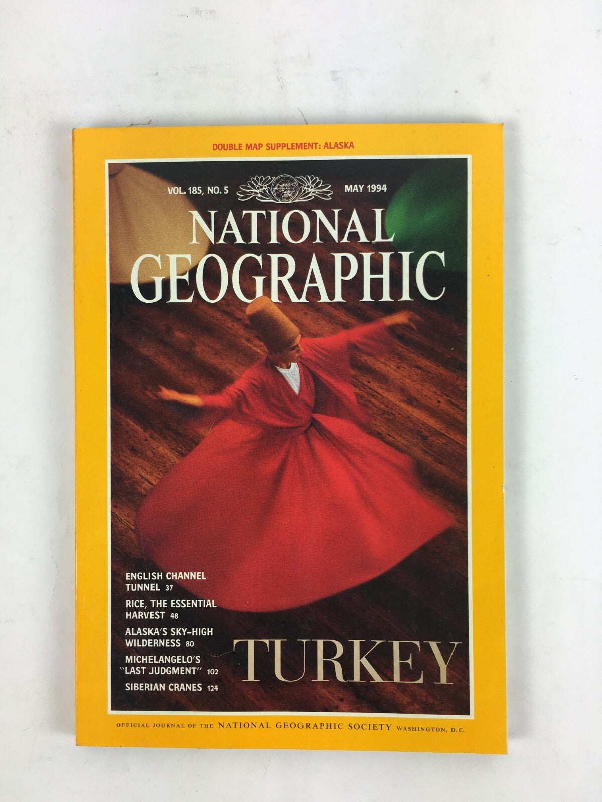 May 1994 National Geographic Magazine Turkey Alaska's Sky High Wilderness