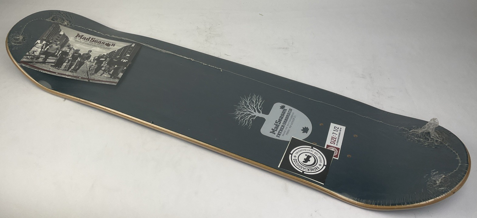 Vintage FATHER Skateboard Co. " MAD SEASON " Skateboard Deck CANADA MS Series 01
