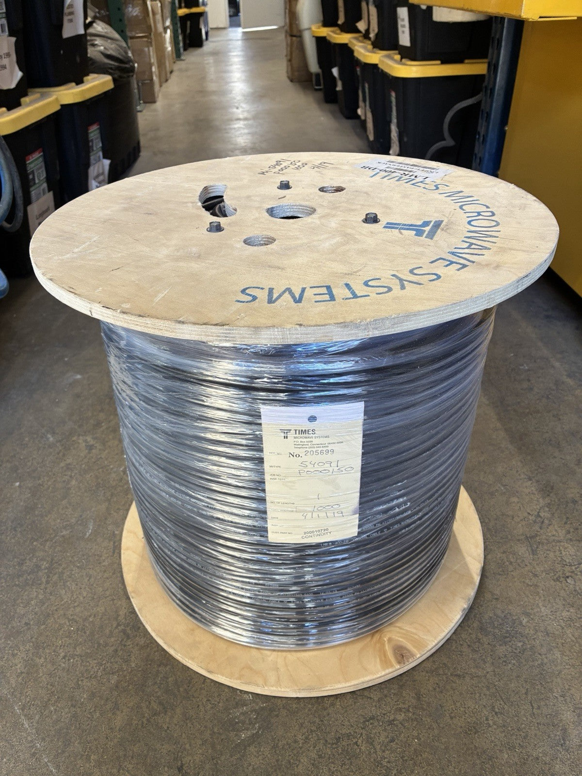 Times Microwave Systems LMR-400-DB Direct Burial Coaxial Cable – 1,000 FT Reel