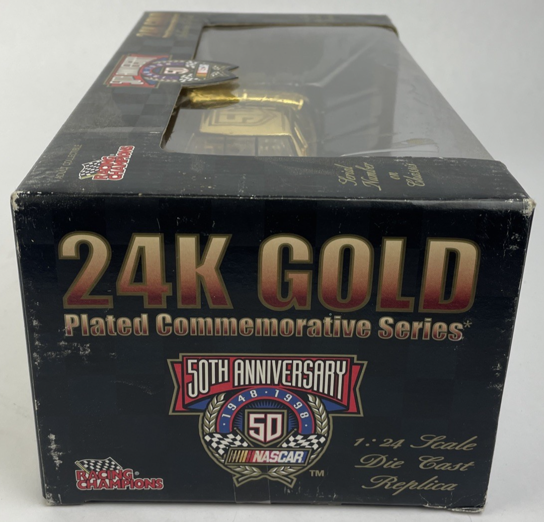 Racing Champions 1:24 "Reflections in Gold" 24k NASCAR 50th Anniversary #50  NOS