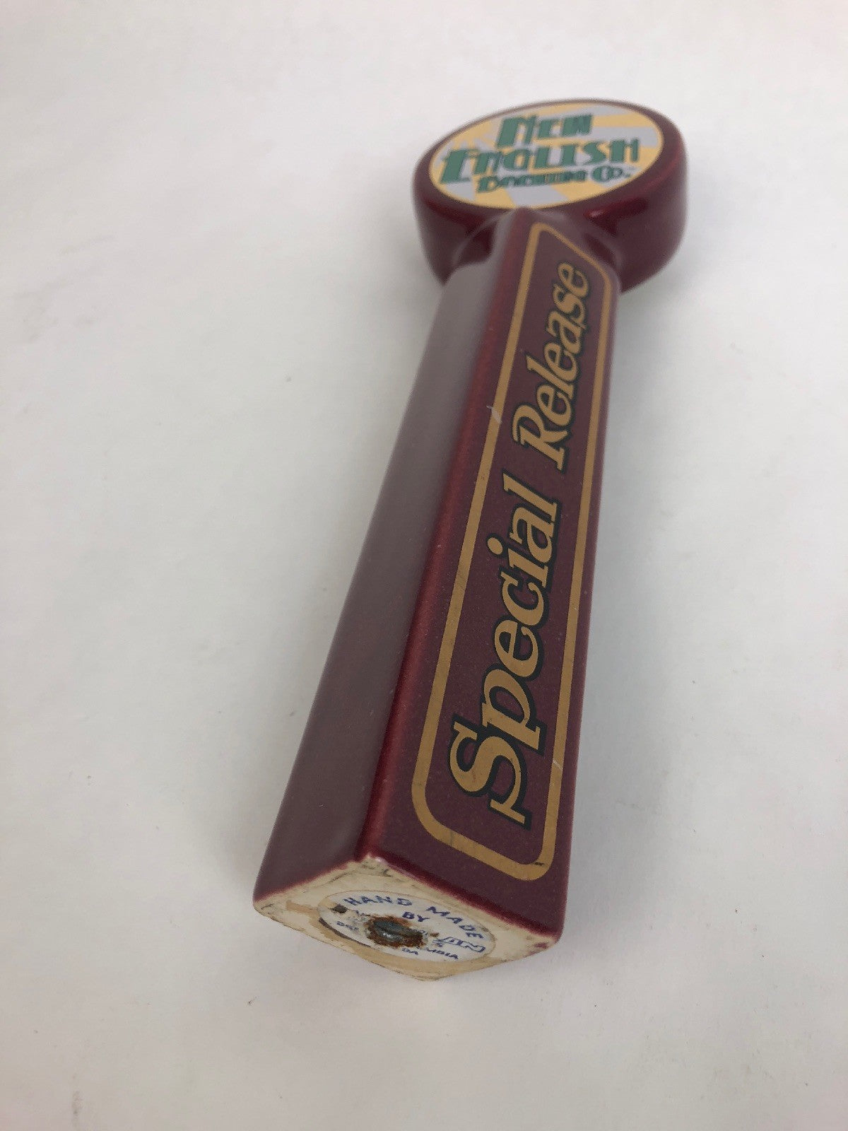 New English Brewing Brewery Special Release Beer Tap Handle California San Diego