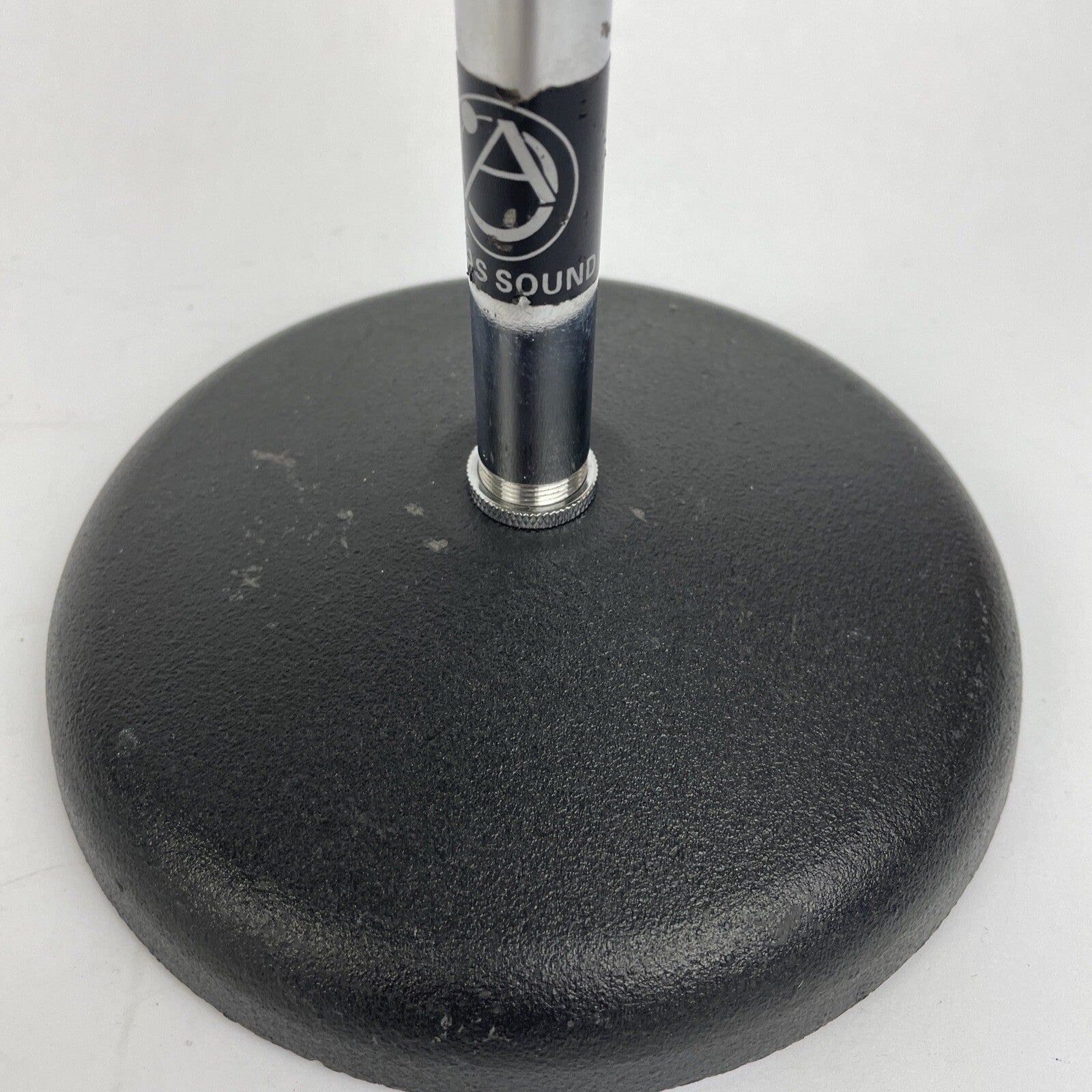 Vintage OEM Atlas DS-5 Microphone desk stand D7-5 DS-10 w Shure Mic Clip