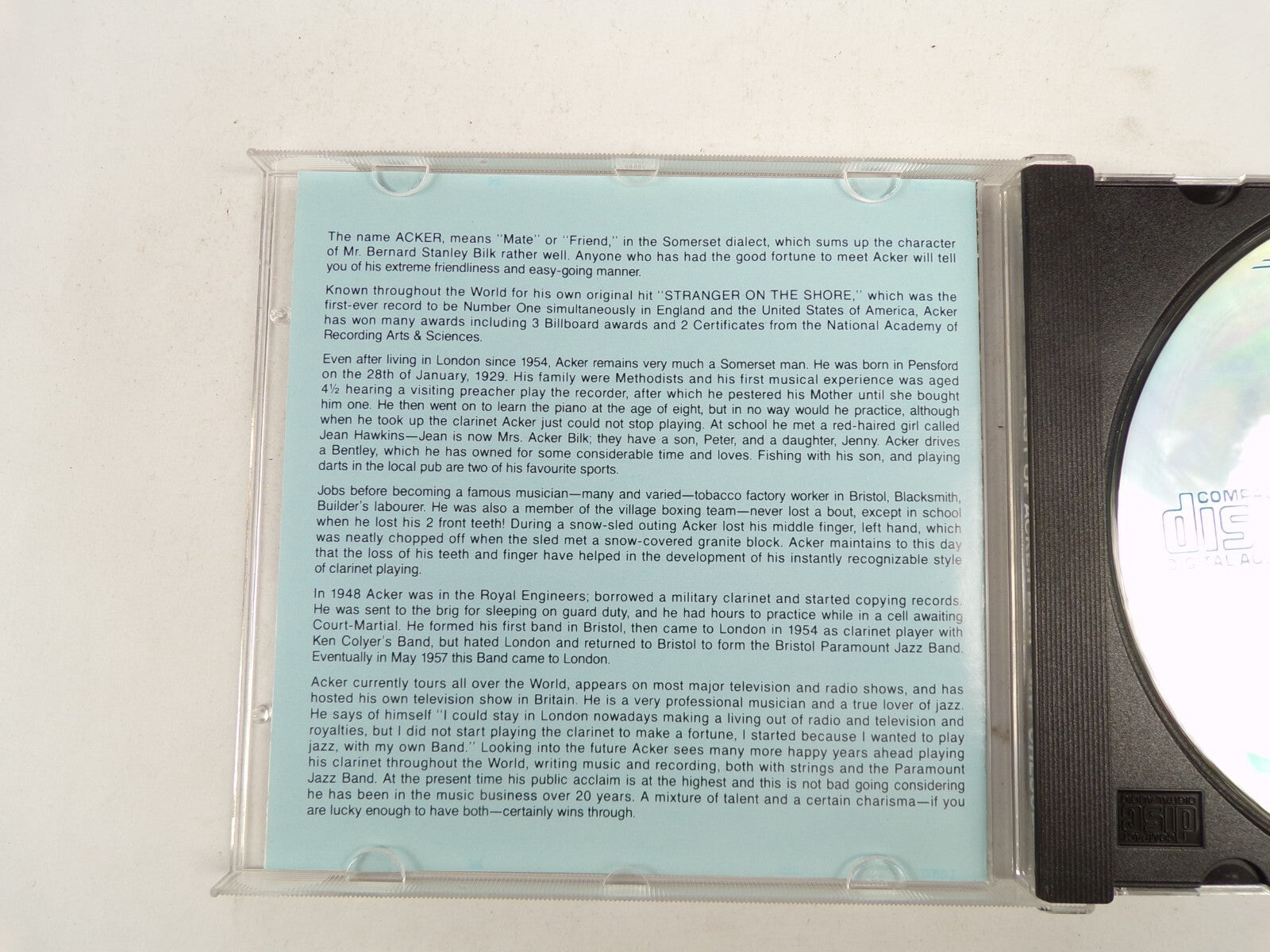 The Best Of Acker Bilk Stranger On The Shore Invitation Feelings CD#44