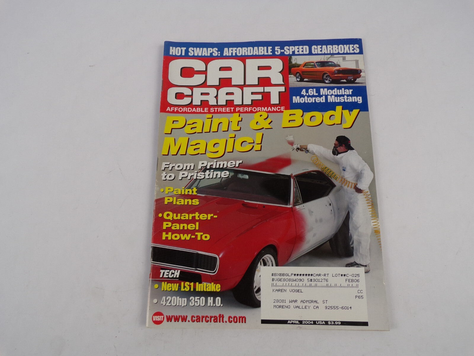 April 2004 Car Craft Paint & Body Magic! Hot Swaps: Affordable 5-Speed Gearboxes