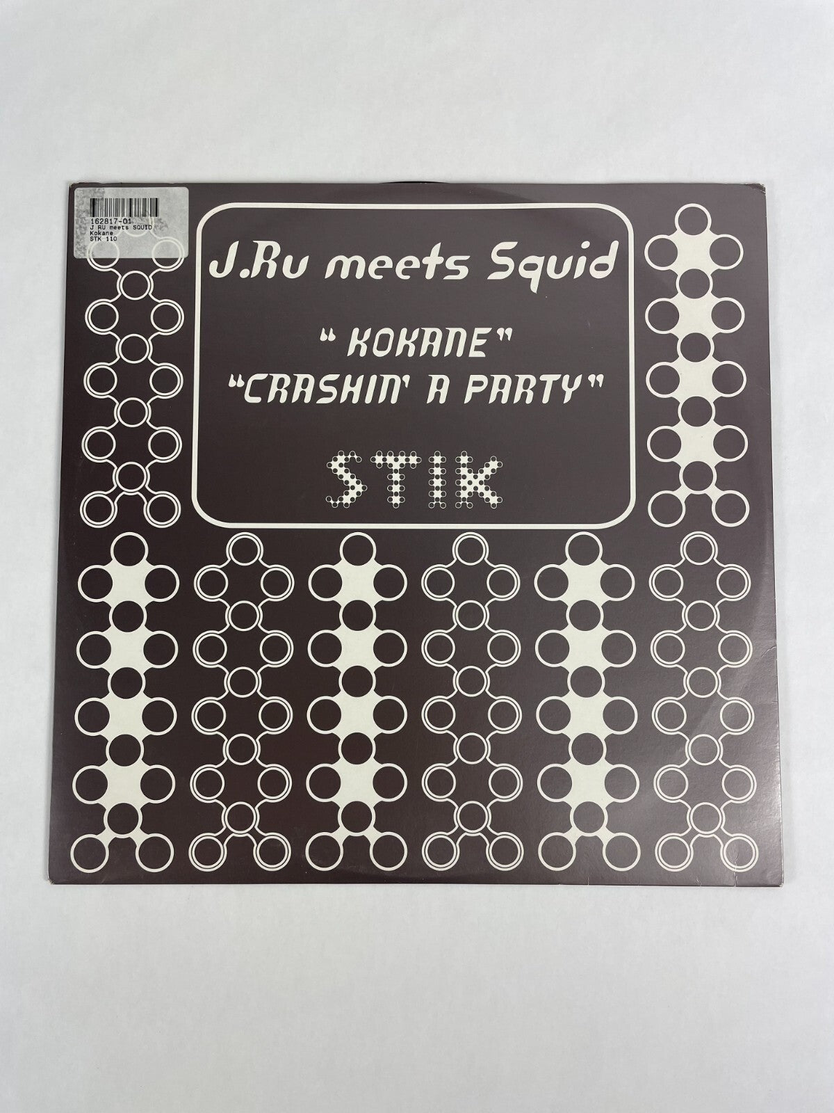J.Ru Meets Squid "Kokane" "Crashin" A Party" Stik Vinyl Record