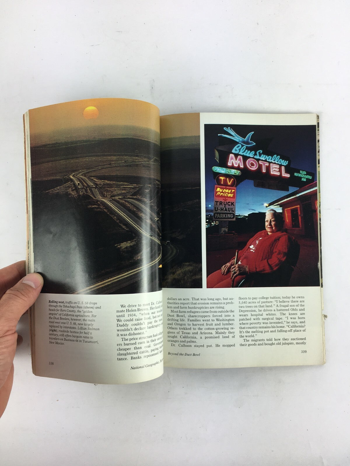 September 1984 National Geographic Magazine Man and Manatee The Okies Beyond..