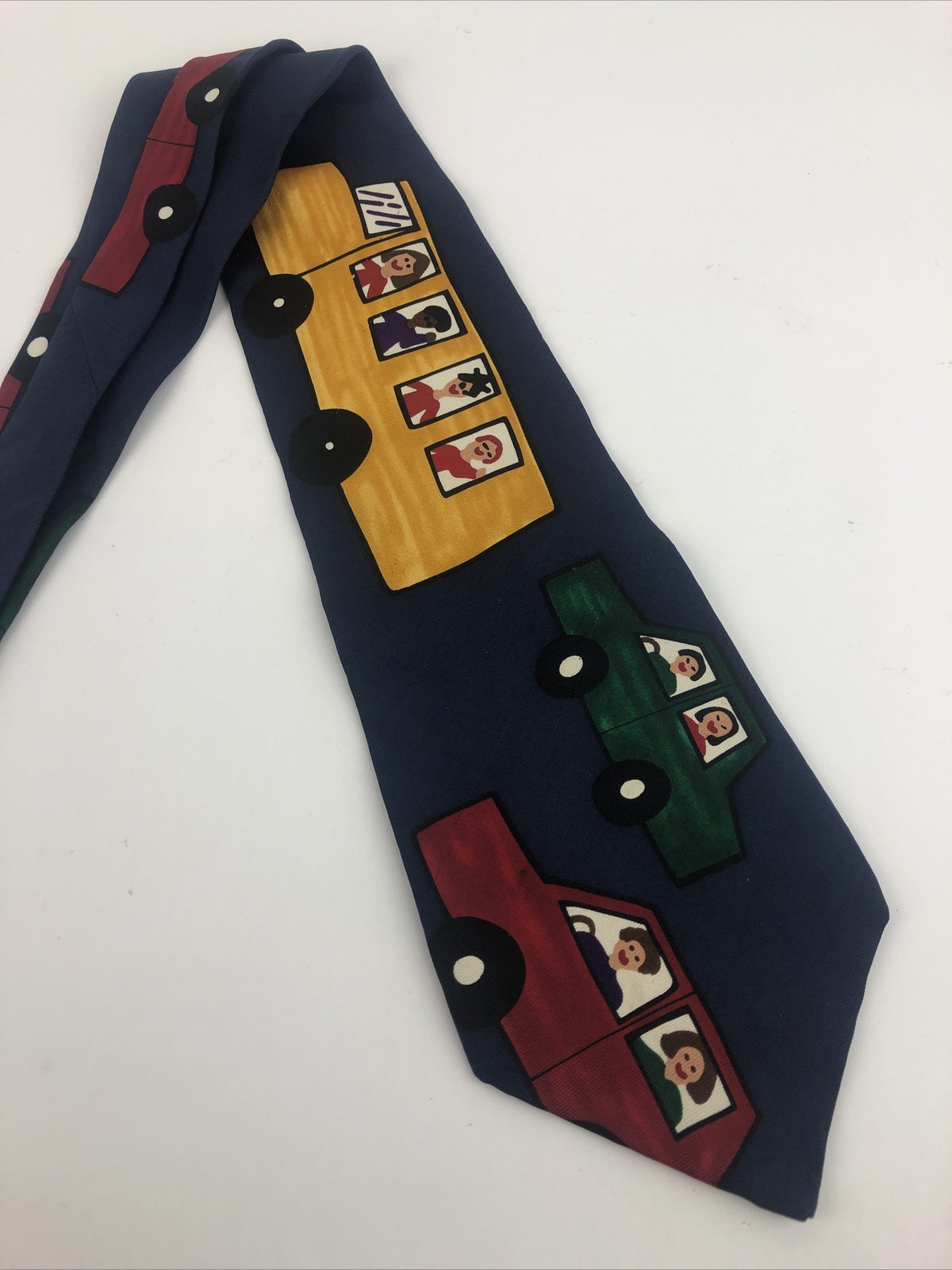 Save The Children " A Childs Education " Men's 100% Silk Necktie Multicolor 56"