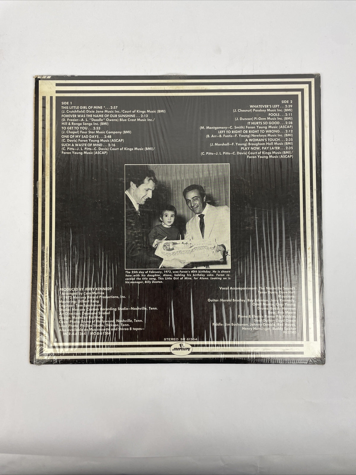 Faron Young "This Little Girl of Mine" 1972 Country LP Vinyl Record - Mercury