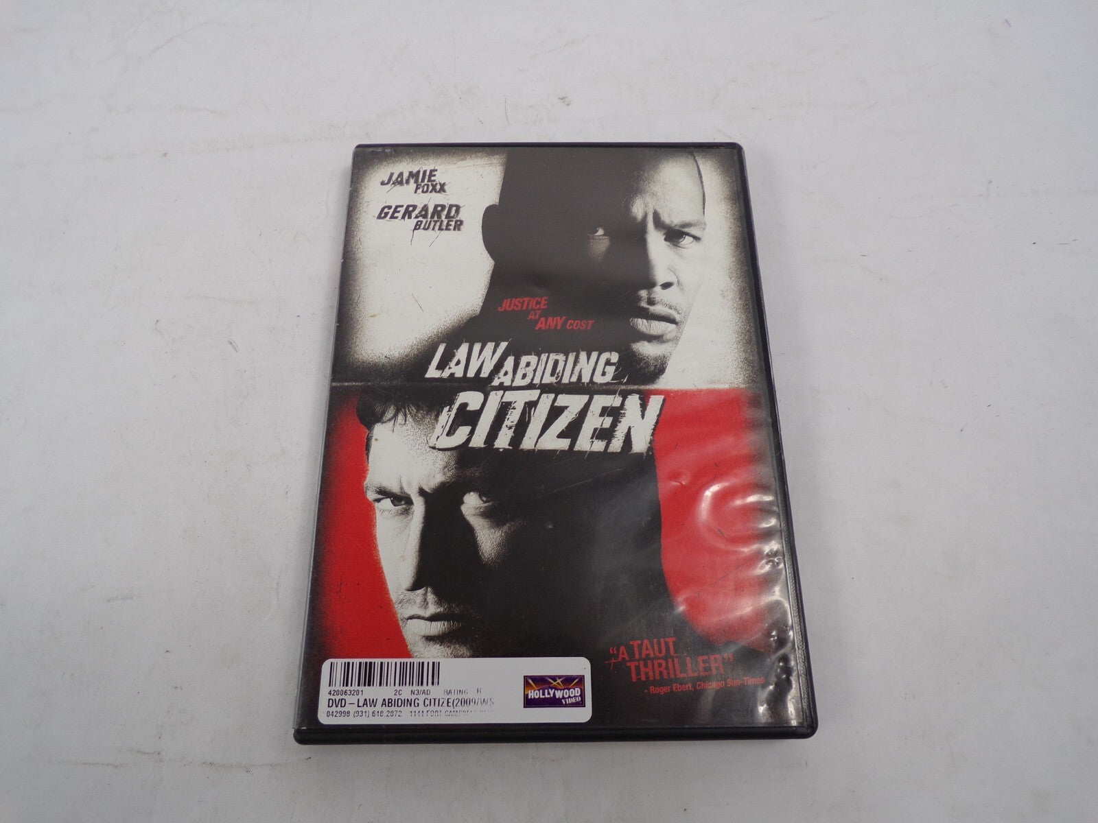 Law Abiding Citizen Justice At Any Cost Jamie Foxx Gerard Butler DVD Movies