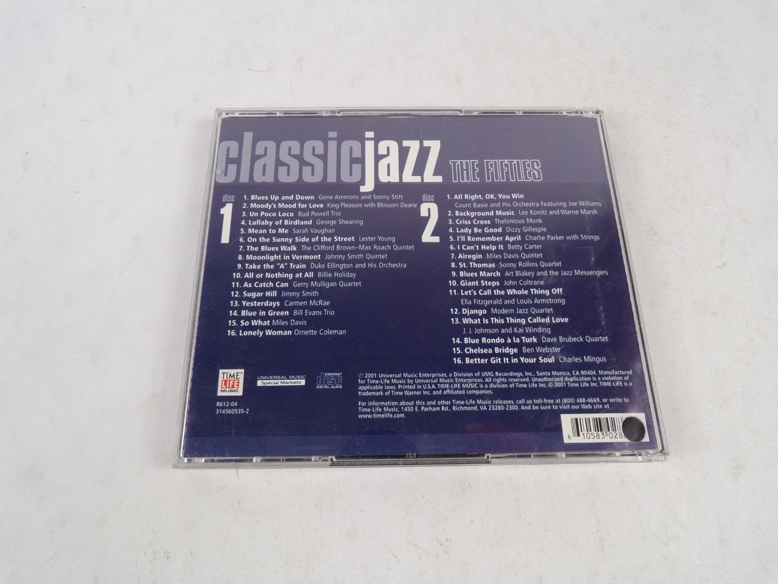 Classic Jazz The Fifties Blues Up And Down Moody's Mood For Love Un Poco CD#19
