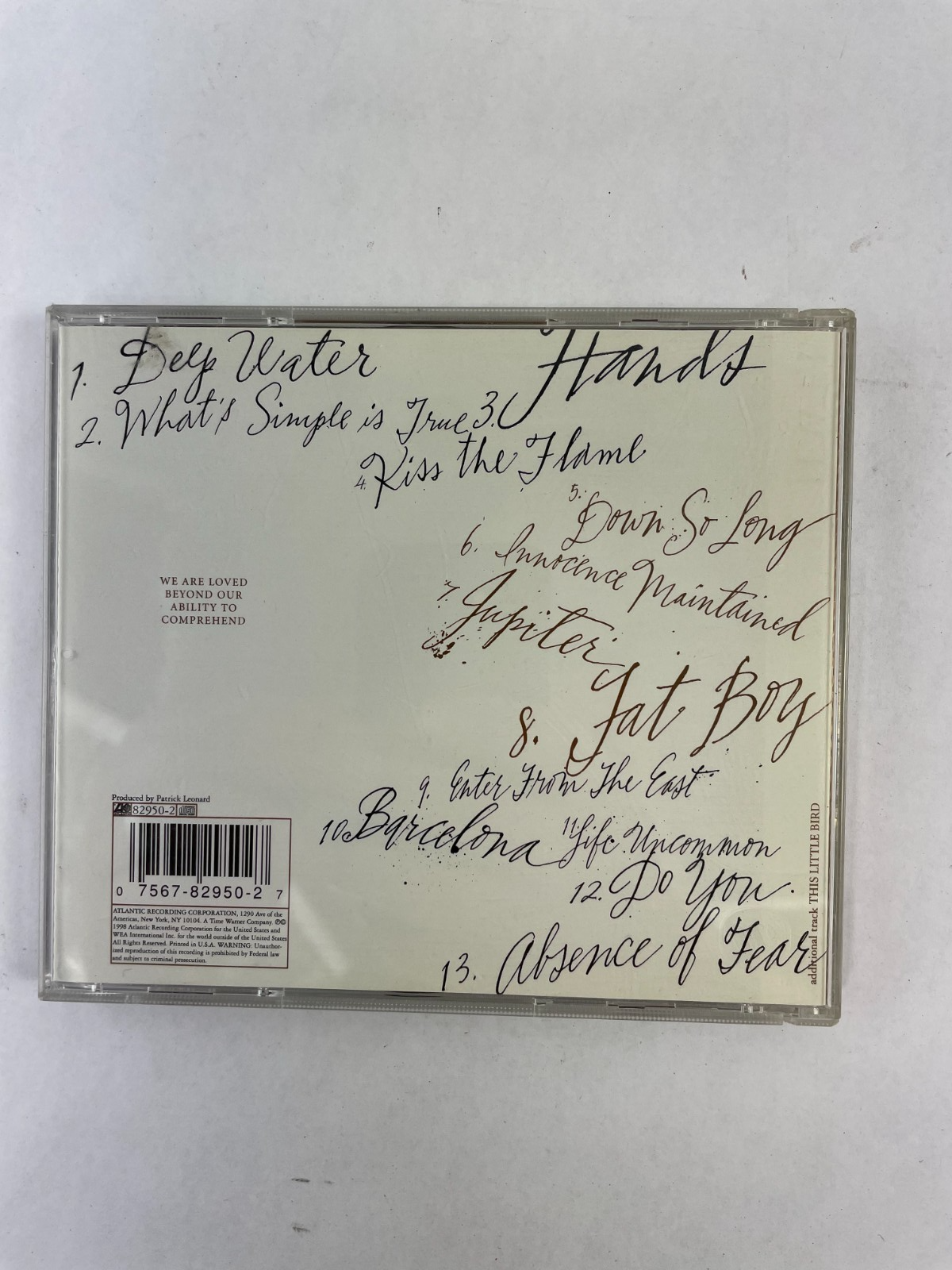 Jewel – Spirit What's Simple Is True Kiss The Flame Innocence Maintained CD#37