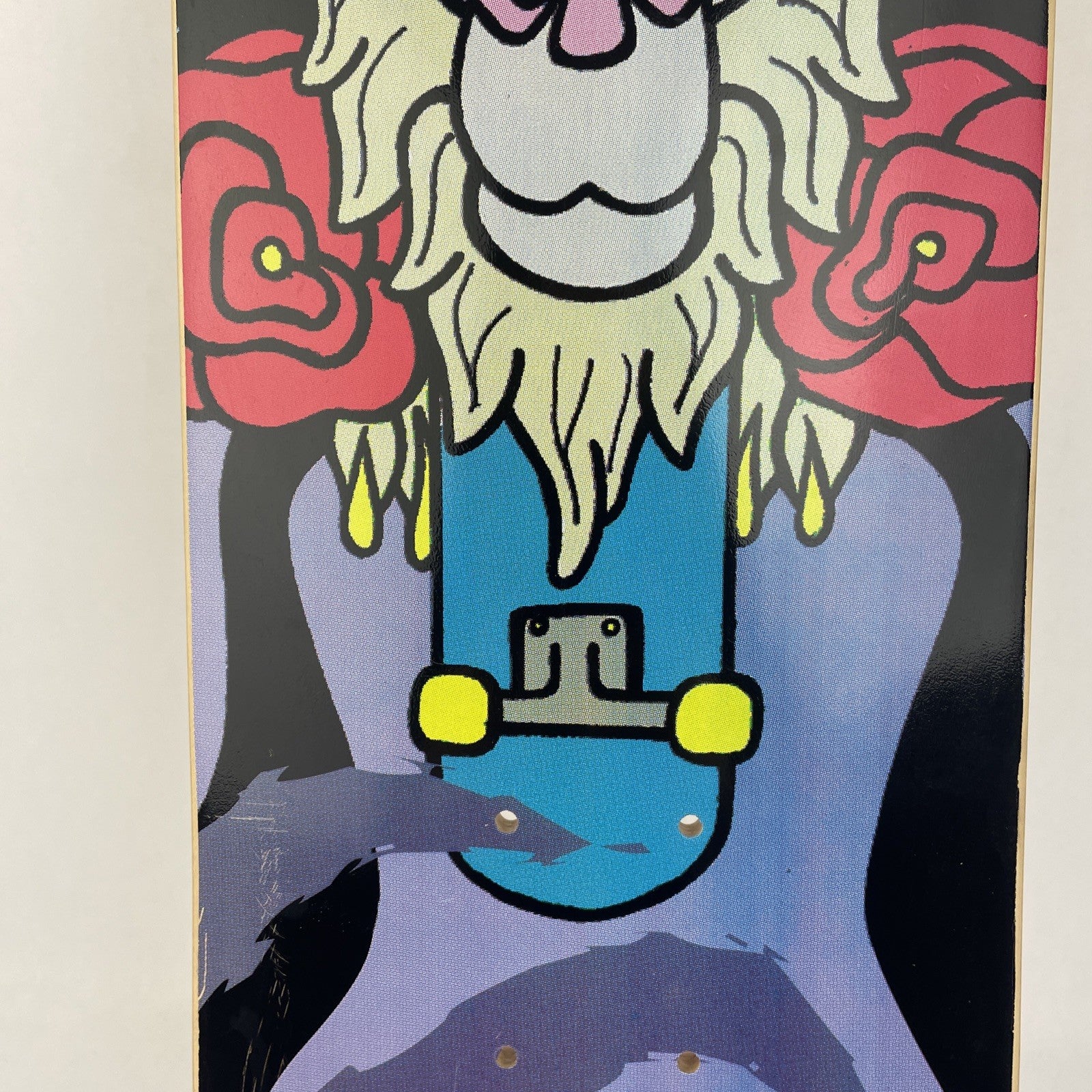 VINTAGE Possessed to Skate " HAIL SKATAN" GOAT SKATEBOARD DECK 7.5" x 31"