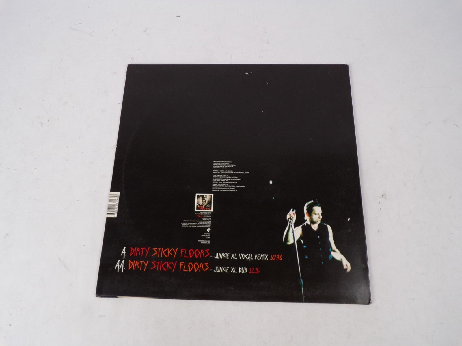 Dirty Sticky Floors Junkie XL Vocal Remix XL Dub Vinyl Record